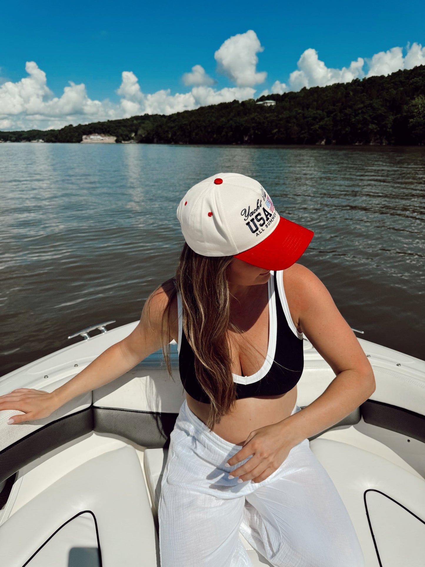 Yacht Club USA Vintage Trucker Hat - PREORDER