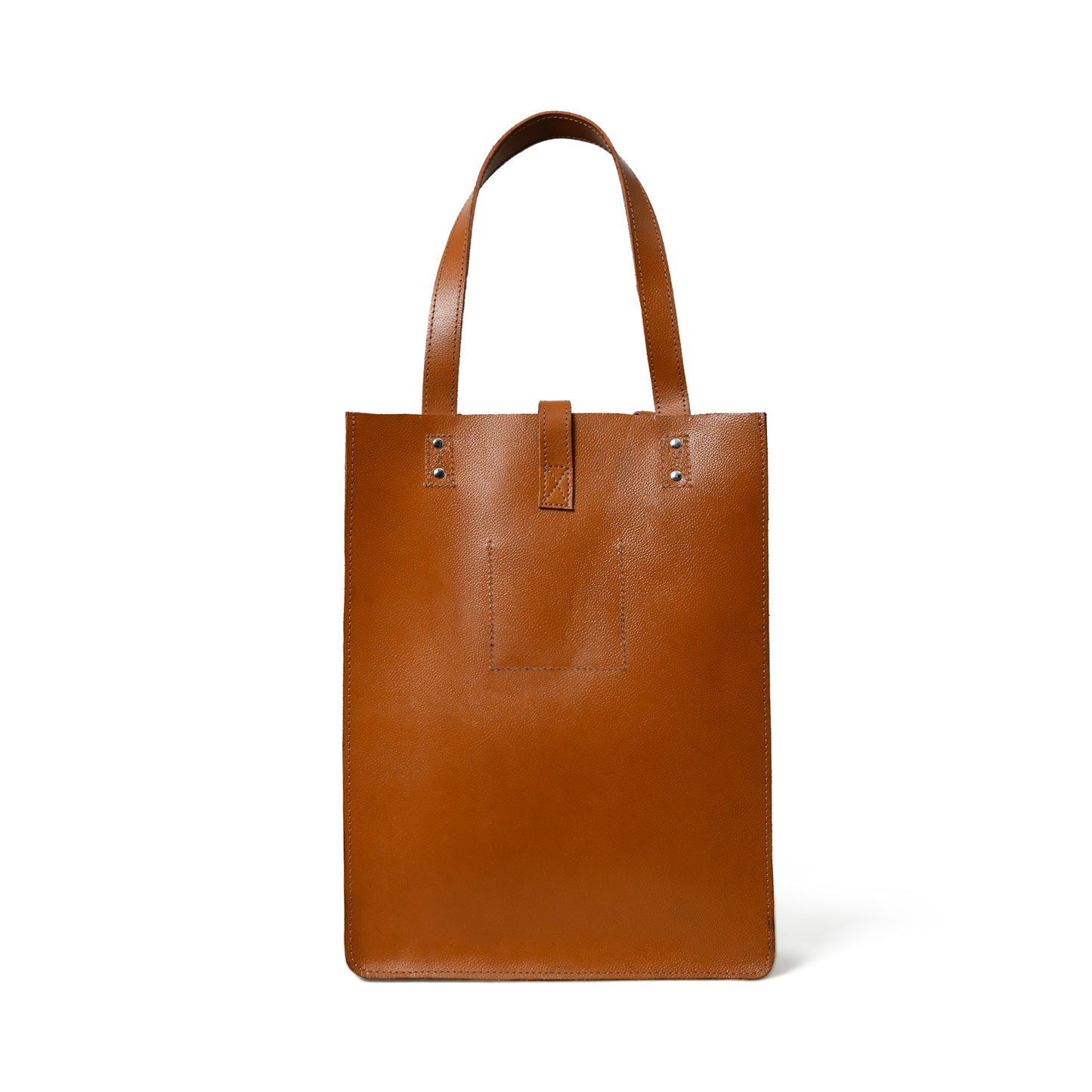 Chestnut Elegance Leather Tote