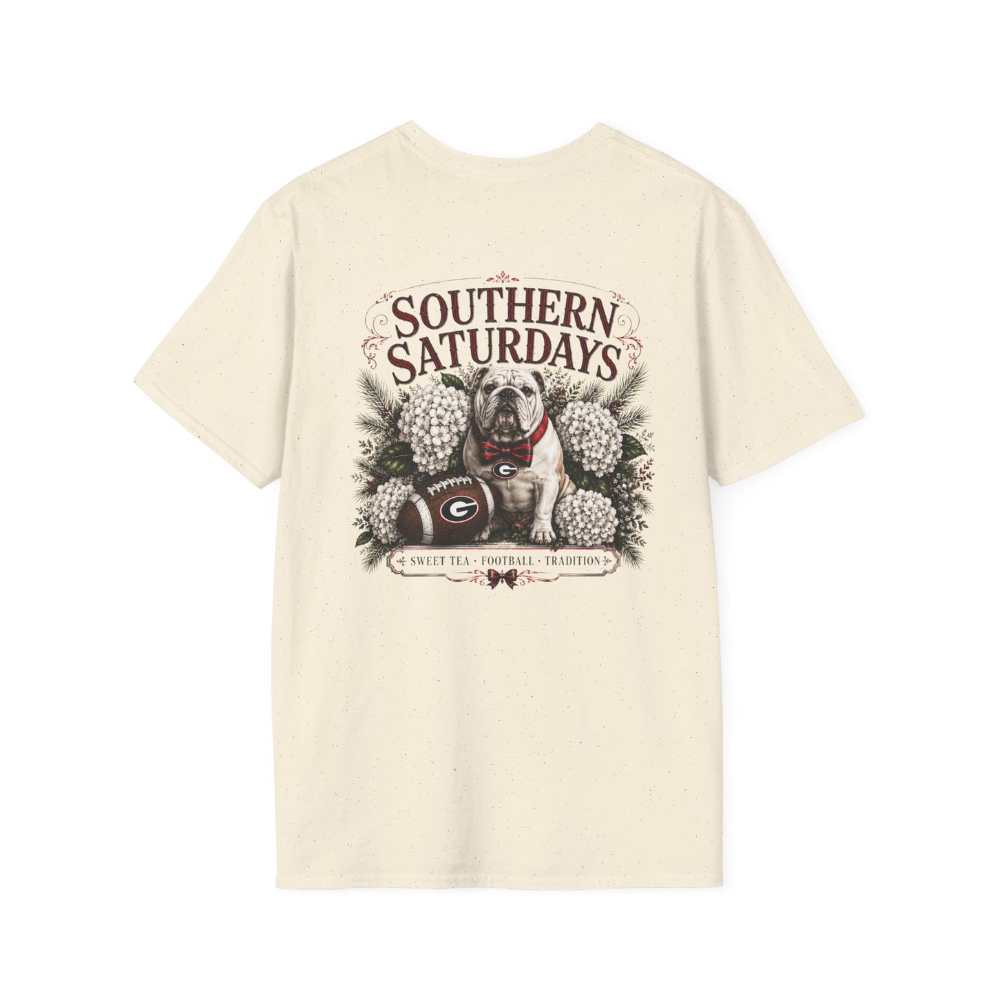 Southern Saturdays with Bulldog T-Shirt - Go Dawgs