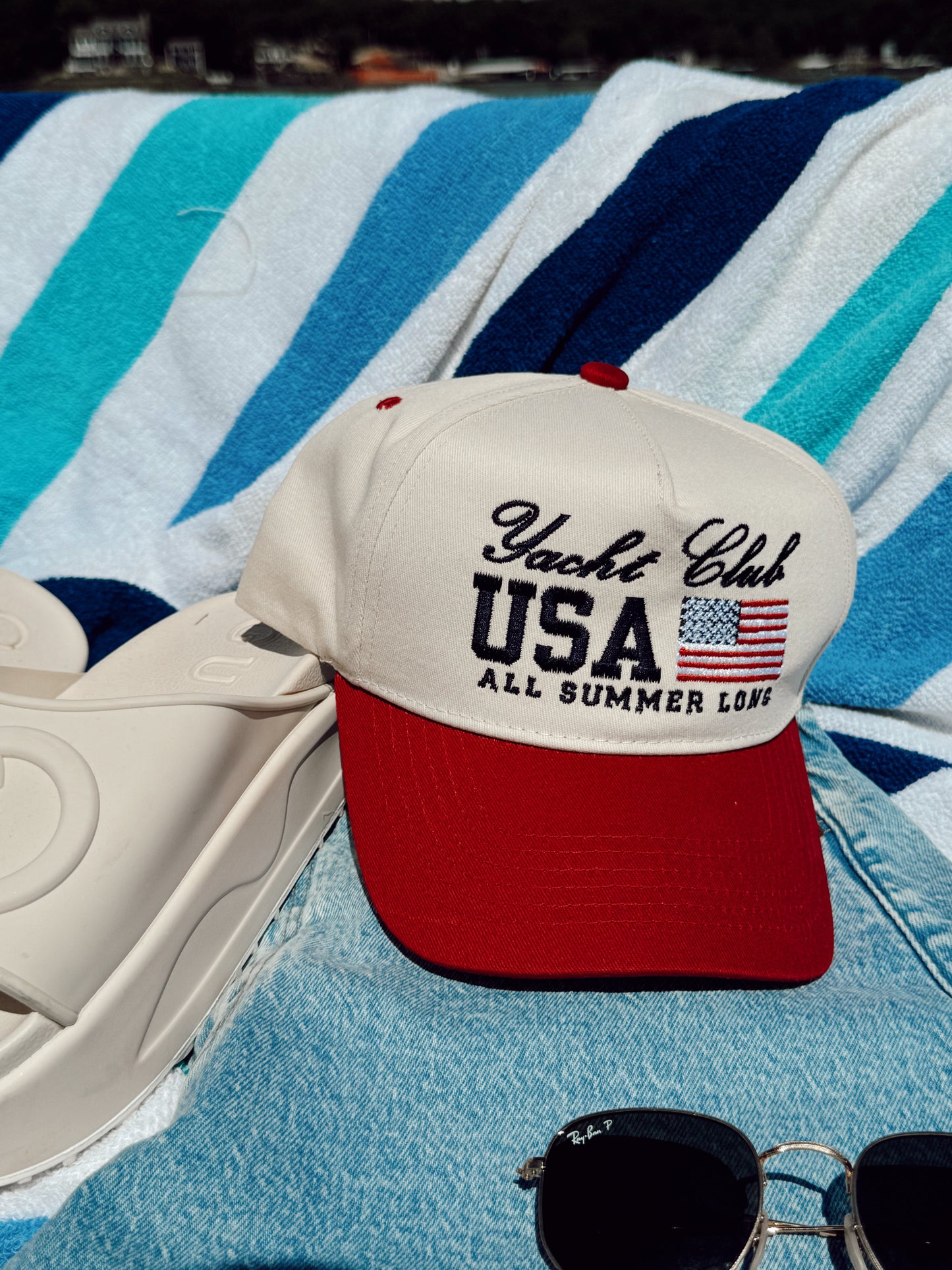 Yacht Club USA Vintage Trucker Hat - PREORDER