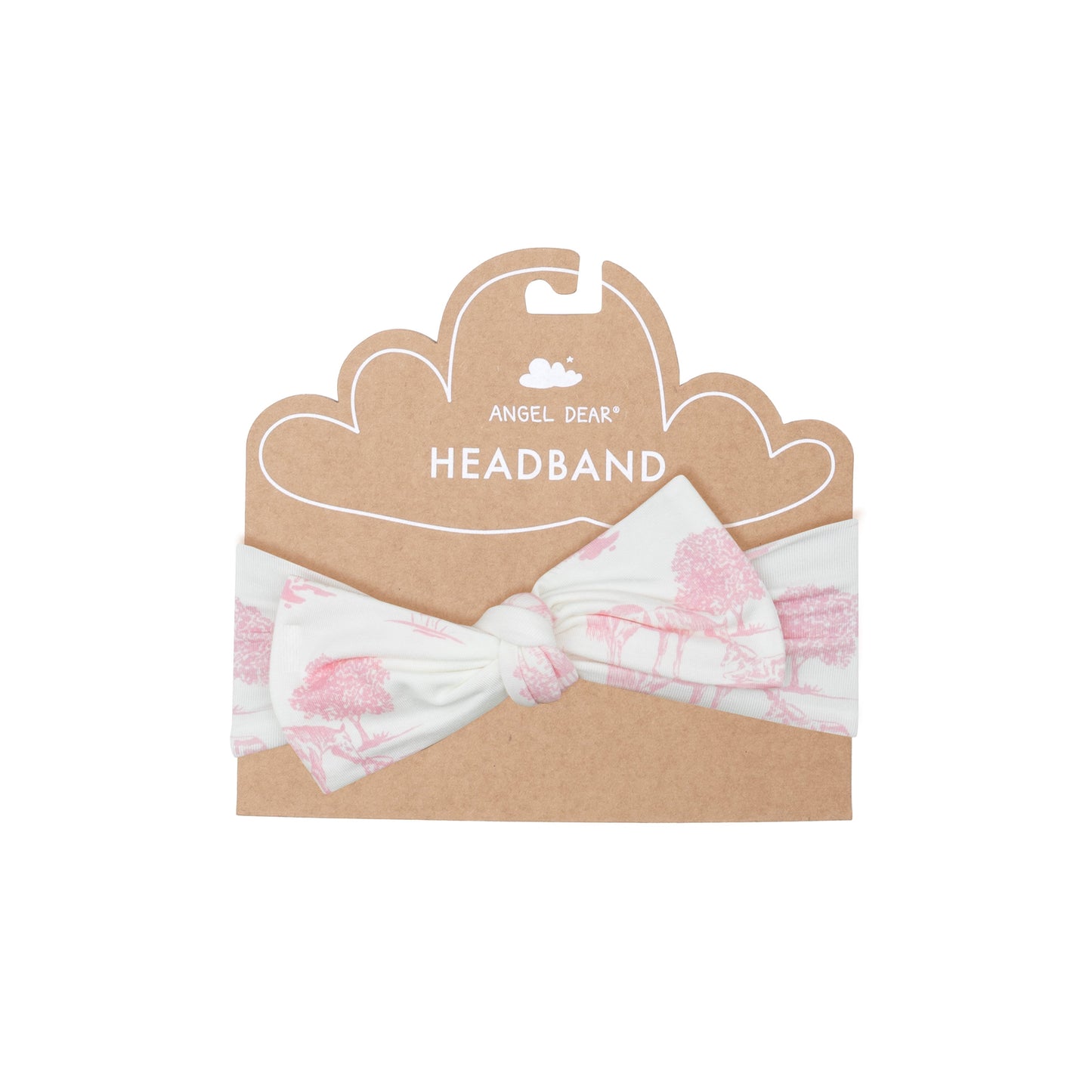 Headband - Farm Toile Pink