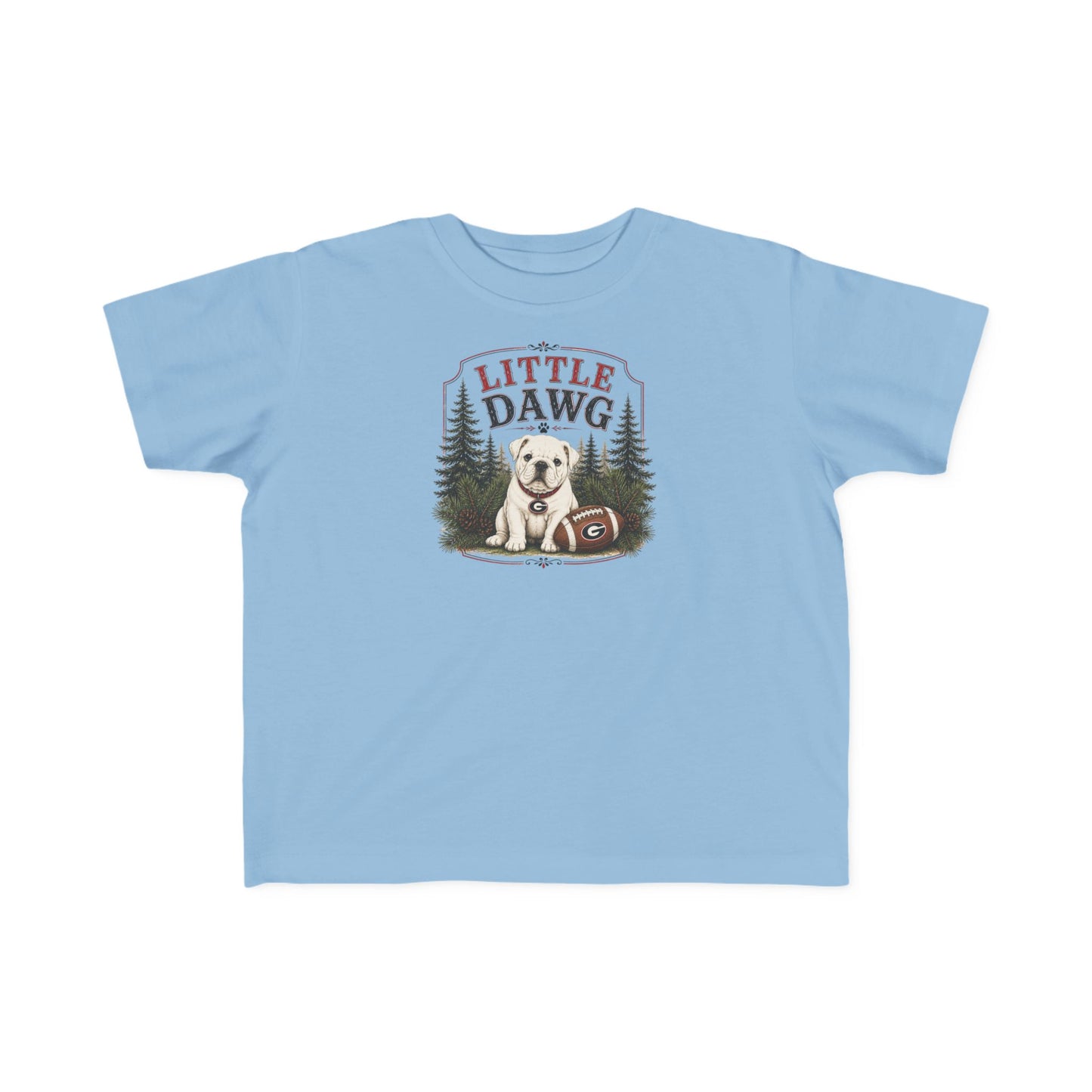 Little Dawg Toddler Tee — Cute Puppy Football T‑Shirt for Kids (Unisex)