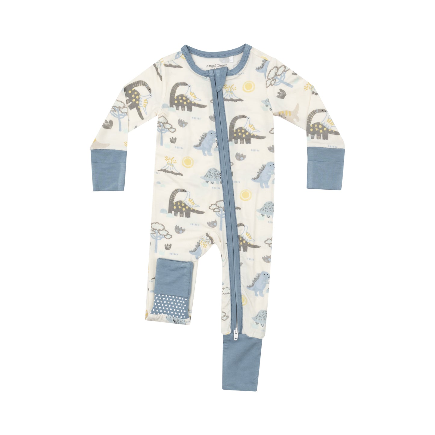 2 Way Zipper Romper - Baby Love Dinos