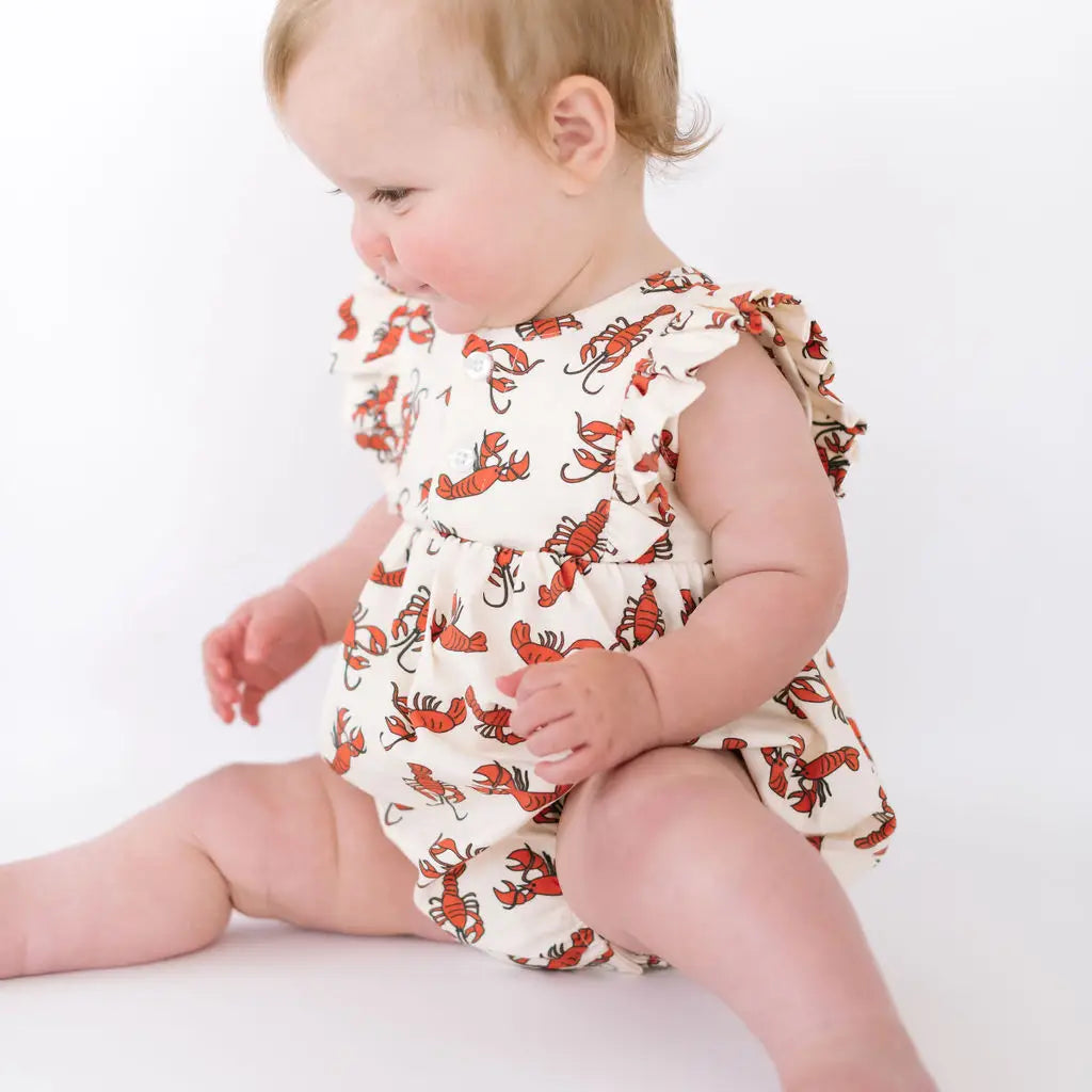 Betsy Romper in Crawfish