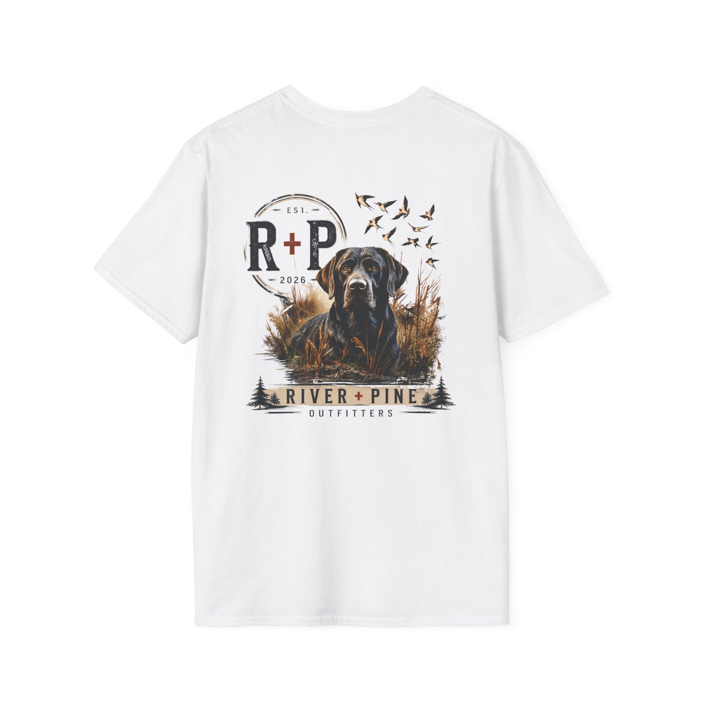 R+P Black Dog in Reeds  Men's Tee