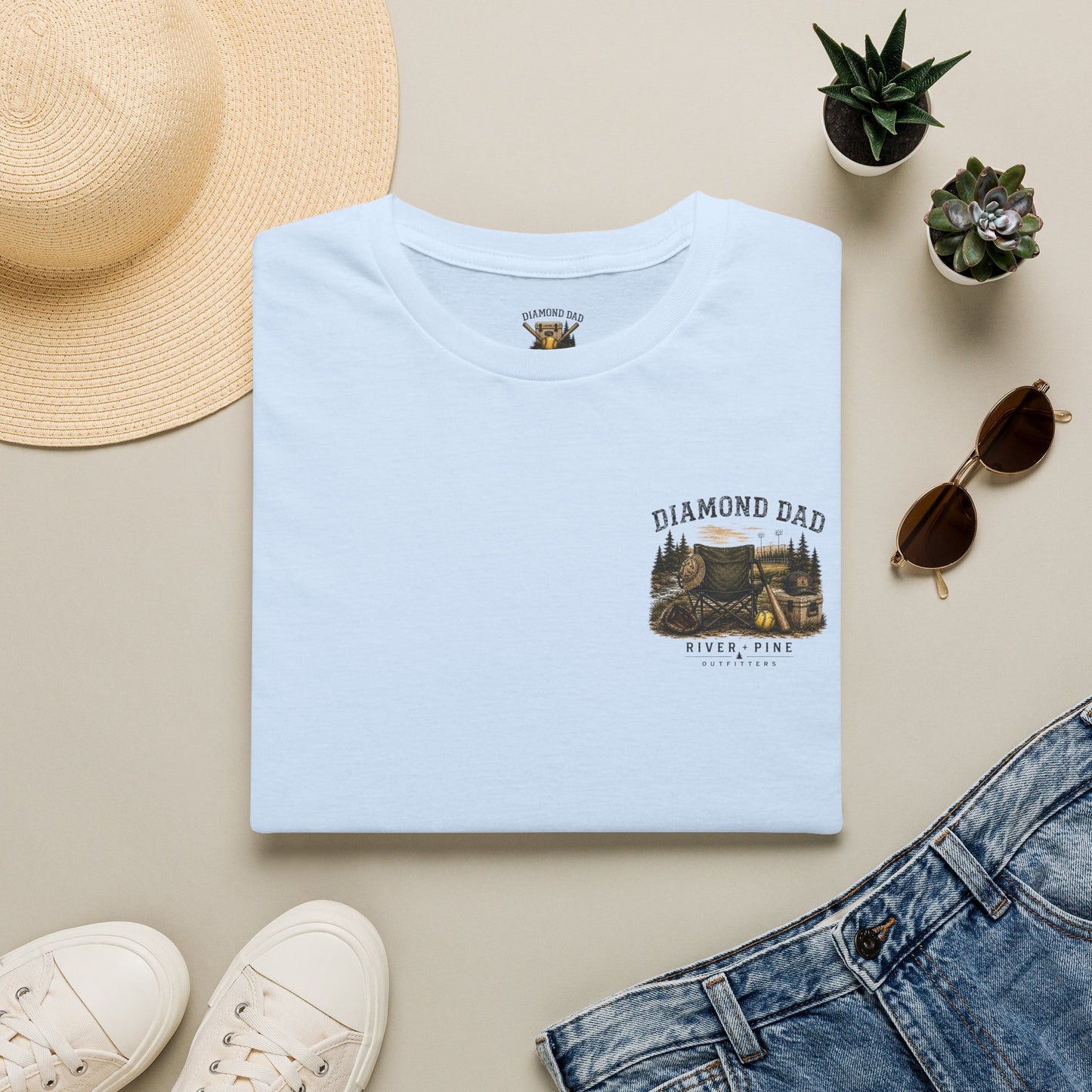 River + Pine - Diamond Dad  T-Shirt