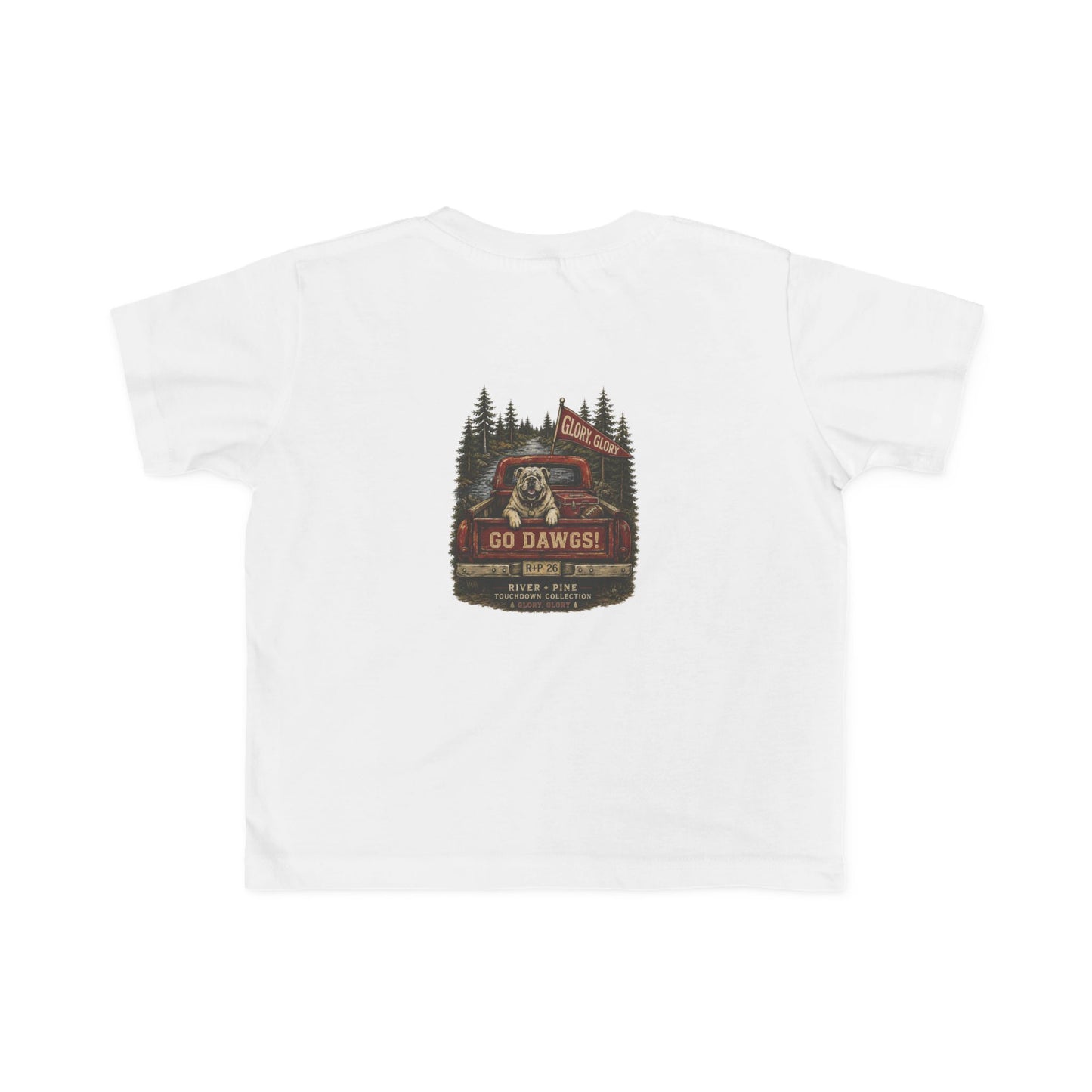 River + Pine Tailgate Collection - Go Dawgs! Toddler T‑Shirt
