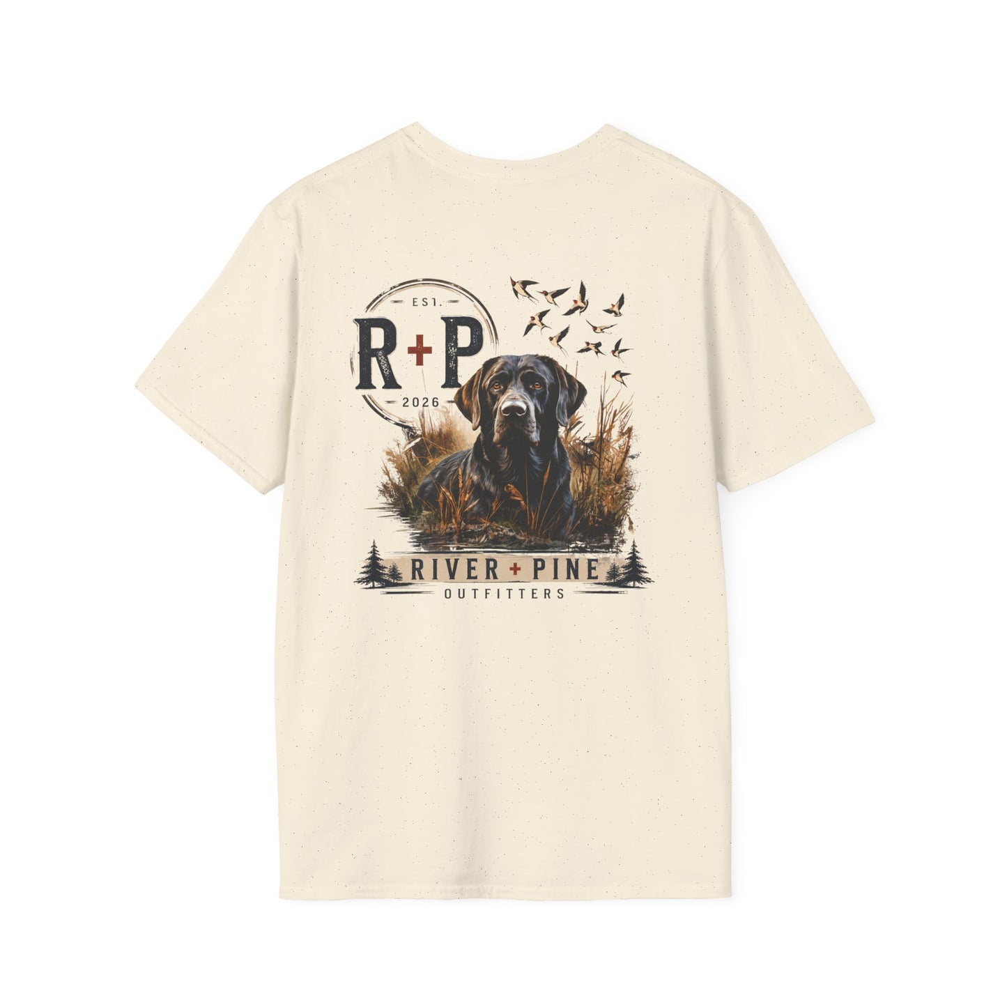 R+P Black Dog in Reeds  Men's Tee