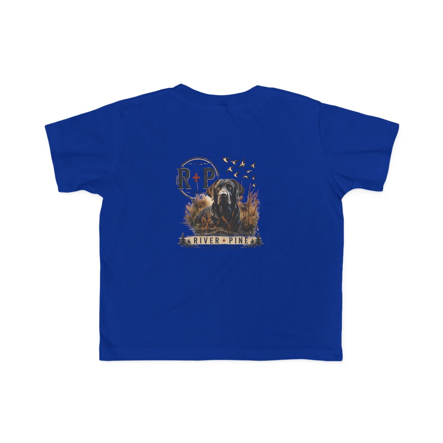 River & Pine Black Dog in Reeds Toddler Graphic Tee (R+P)