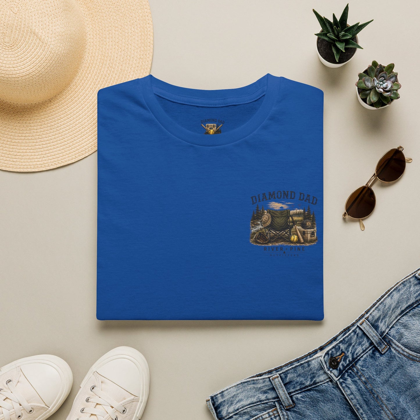 River + Pine - Diamond Dad  T-Shirt