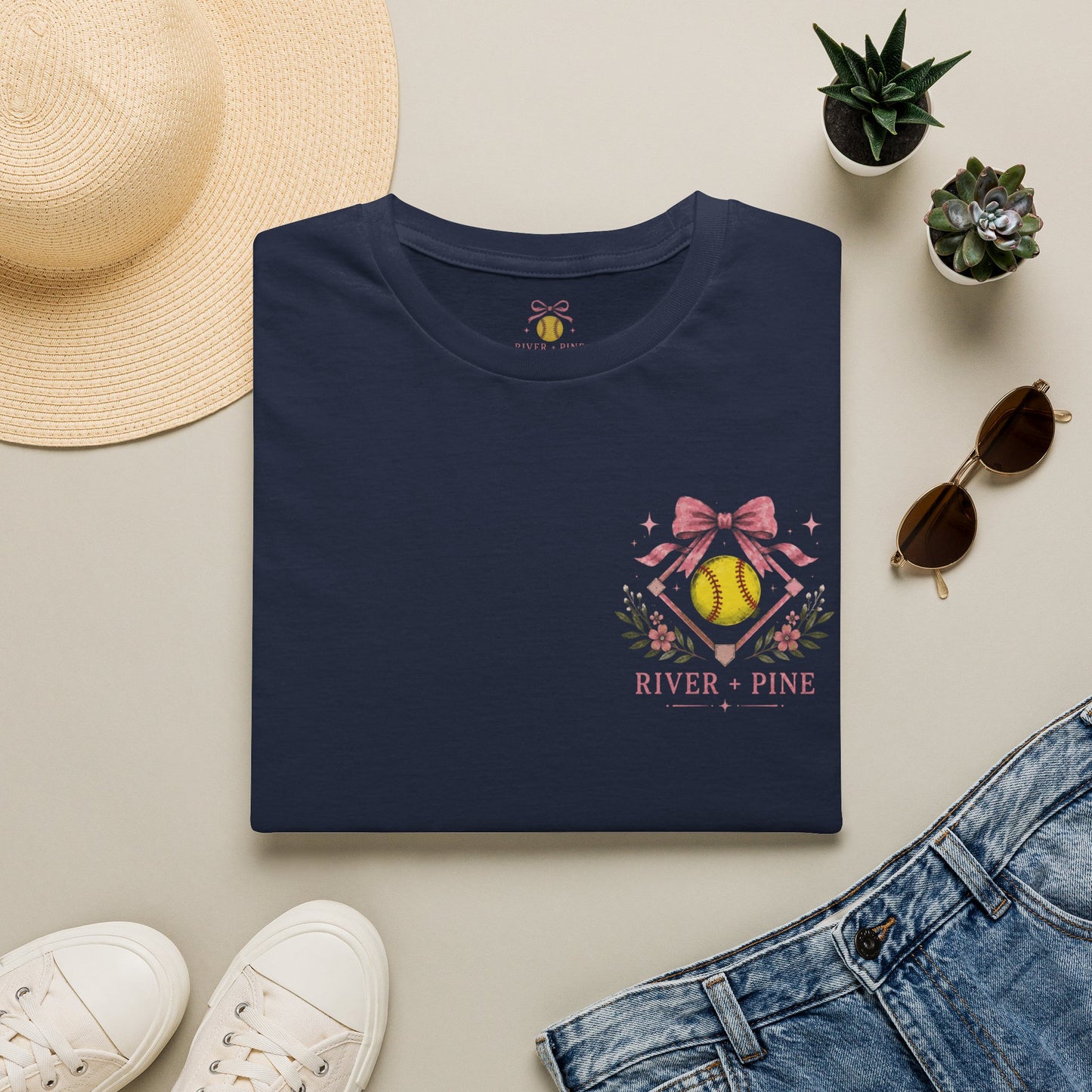 River + Pine - Anyday on the Diamond is a Good Day Women's Tee
