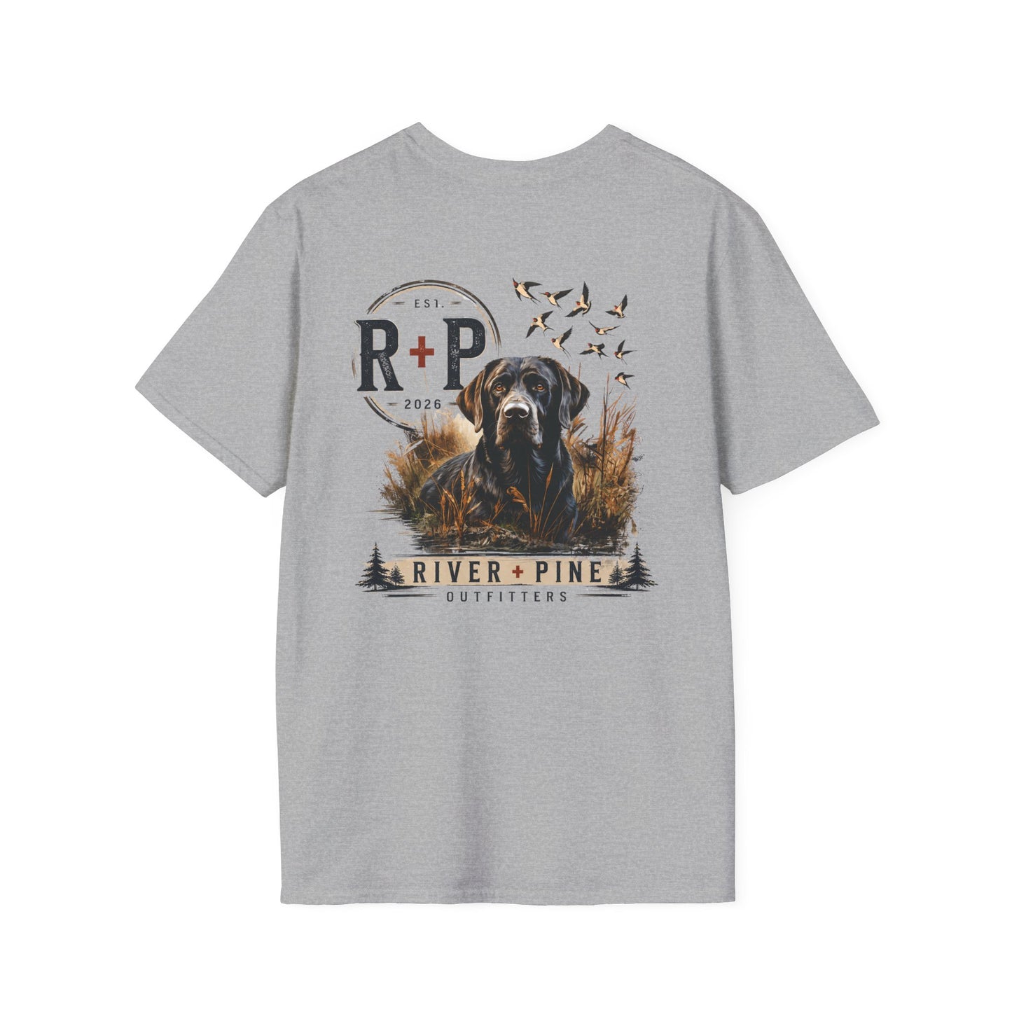 R+P Black Dog in Reeds  Men's Tee