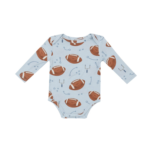 Bodysuit - Footballs Blue