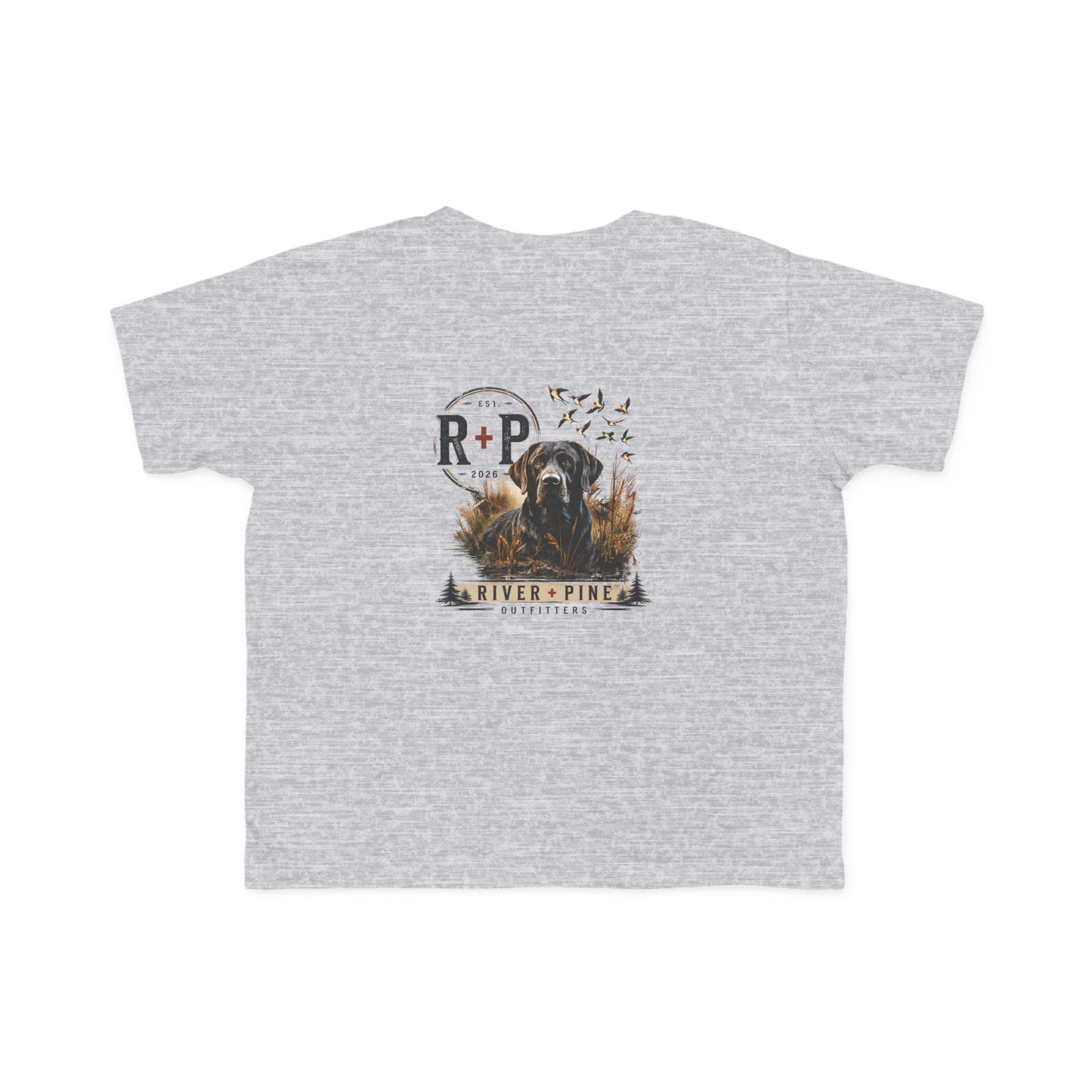River & Pine Black Dog in Reeds Toddler Graphic Tee (R+P)