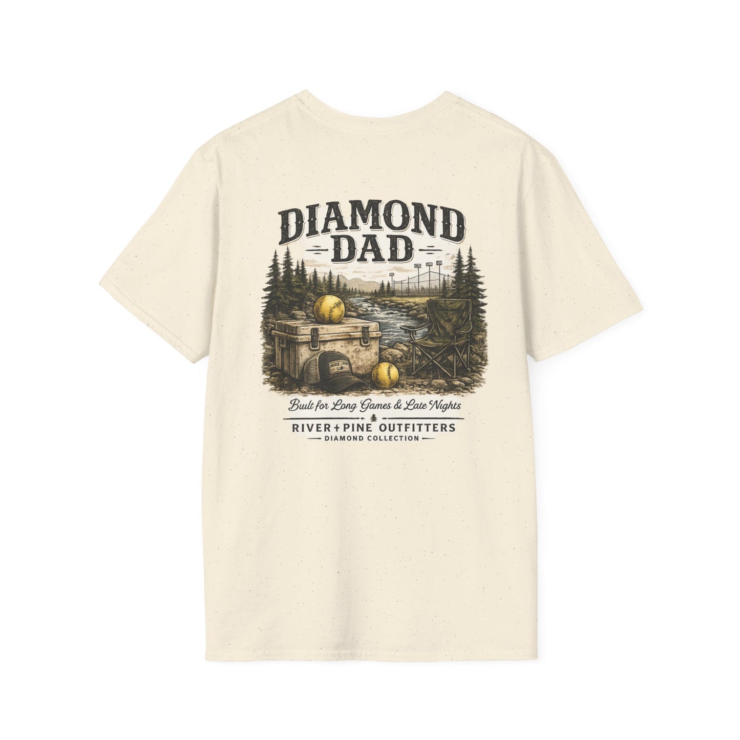 River + Pine - Diamond Dad T-Shirt – Vintage Cooler and Softballs