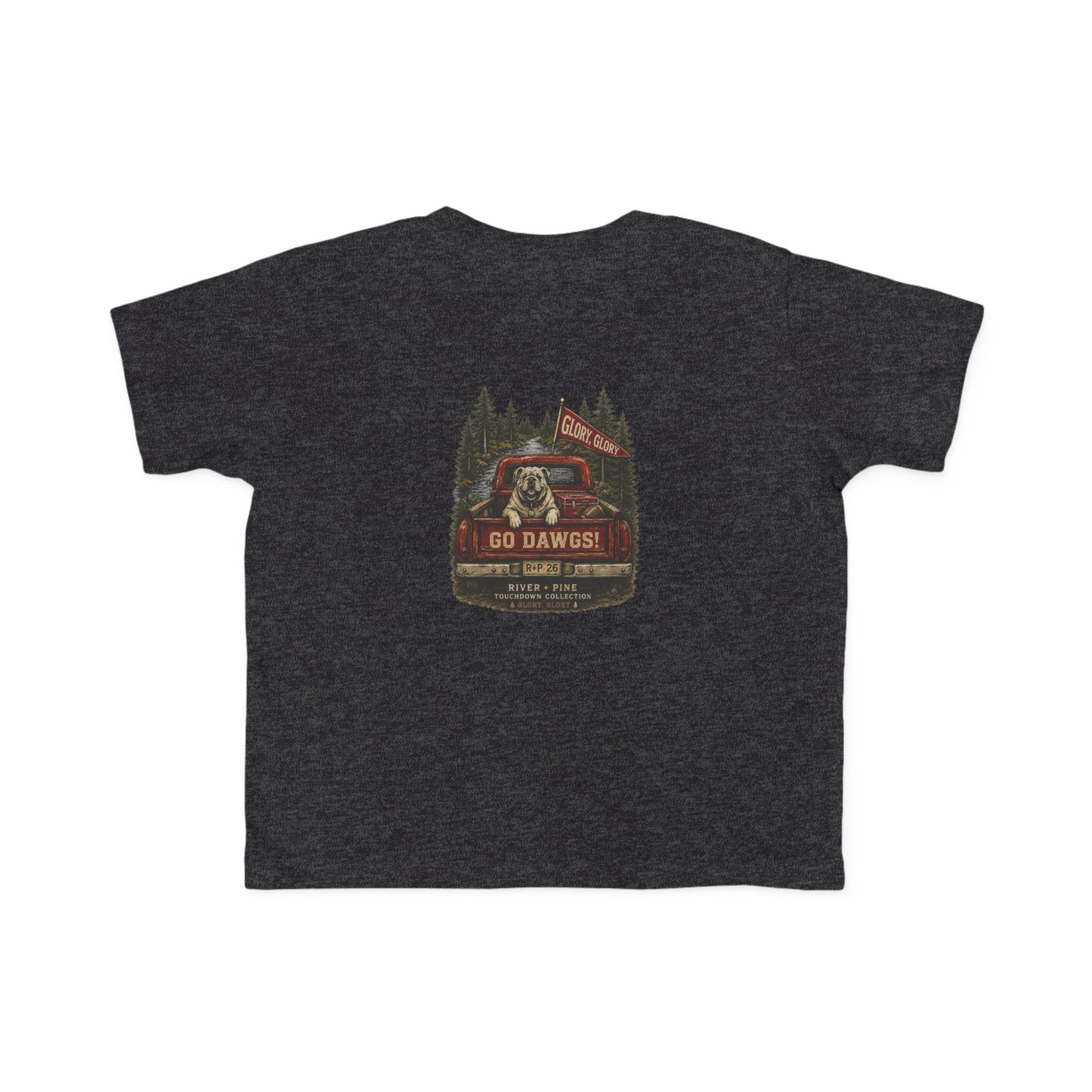 River + Pine Tailgate Collection - Go Dawgs! Toddler T‑Shirt