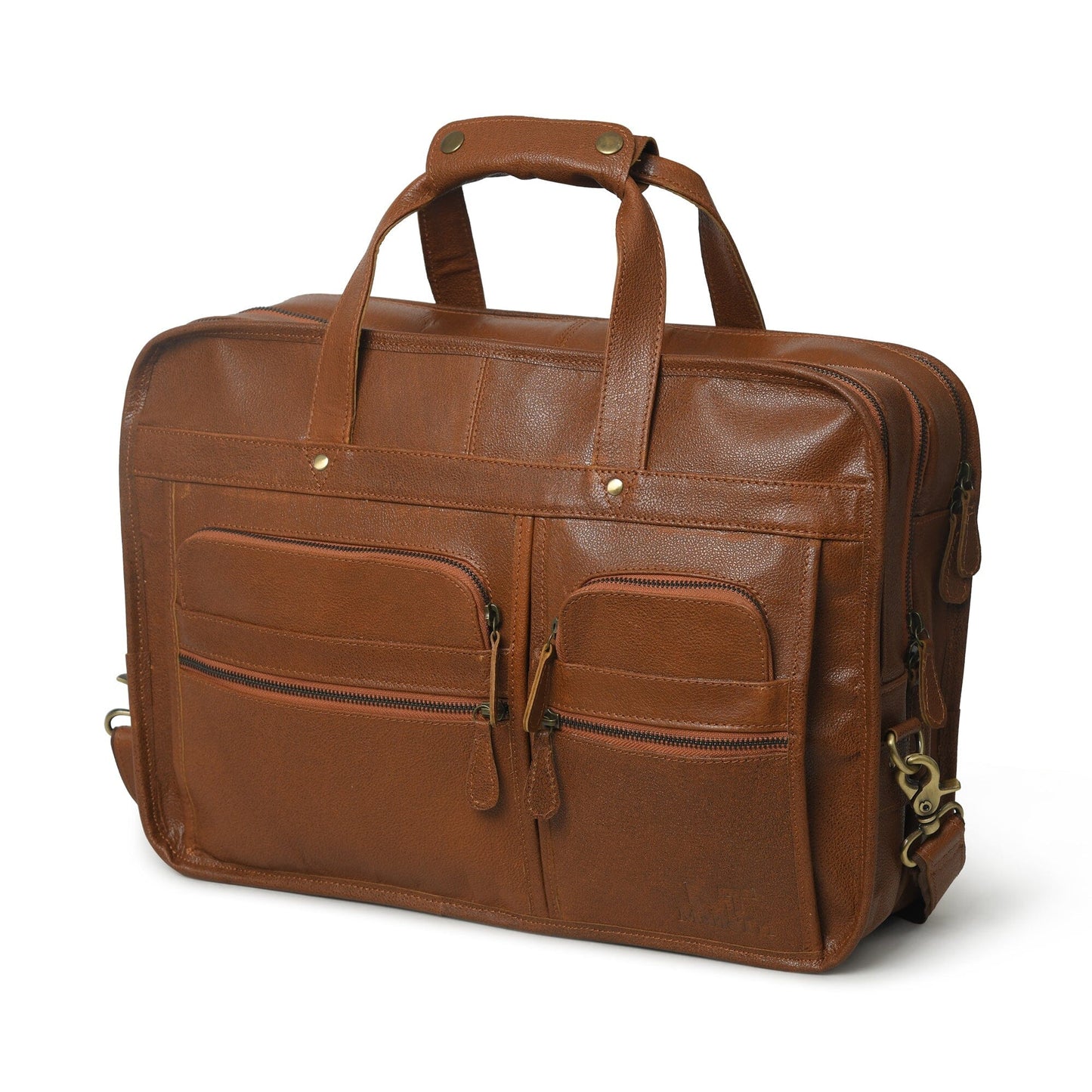 MaheTri Captain Buffalo Briefcase