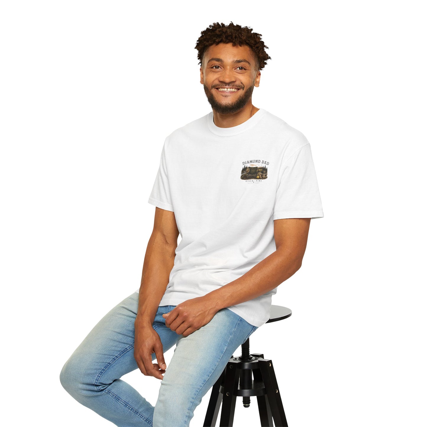 River + Pine Comfort Colors - Diamond Dad Tee