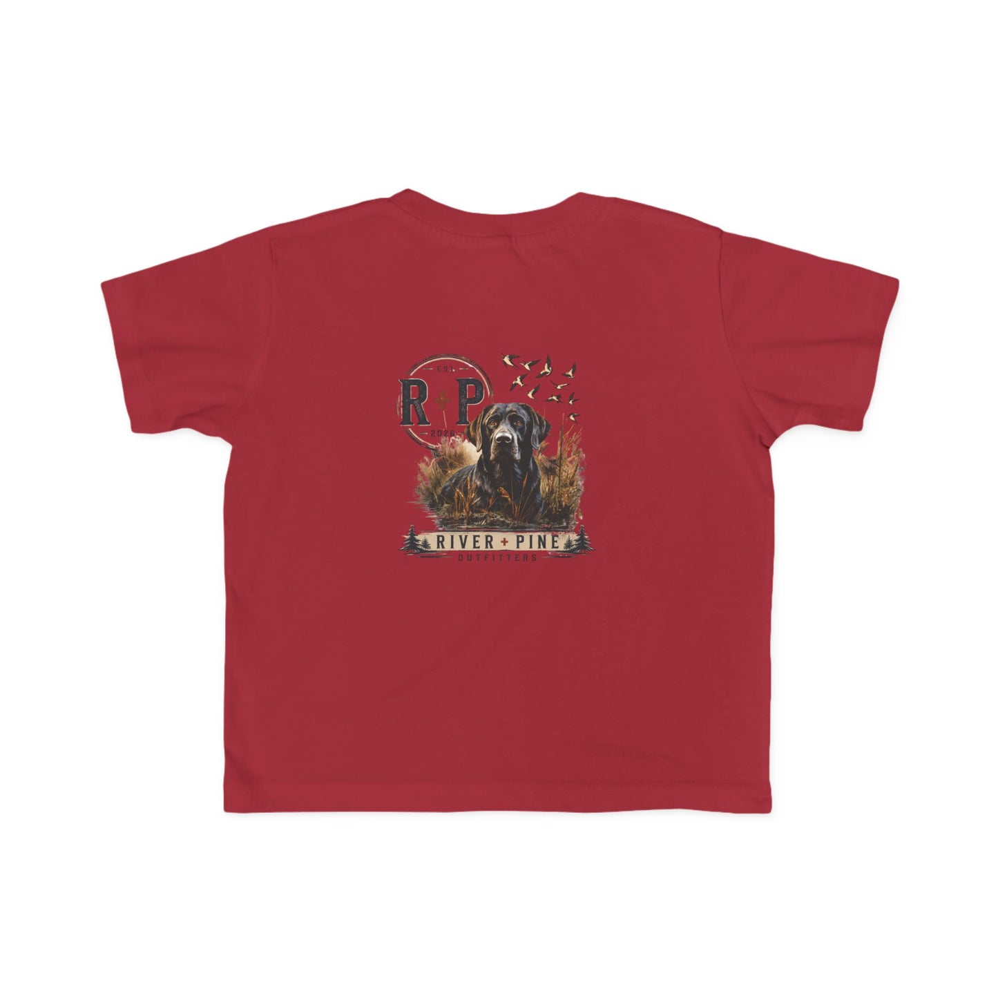 River & Pine Black Dog in Reeds Toddler Graphic Tee (R+P)