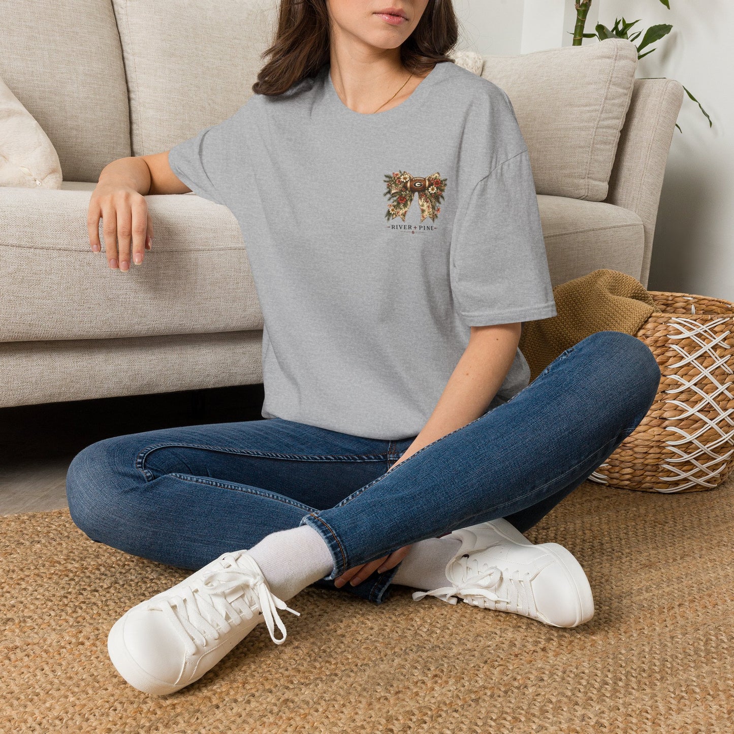 River + Pine - Glory, Glory & Wildflowers UGA Womens Tee