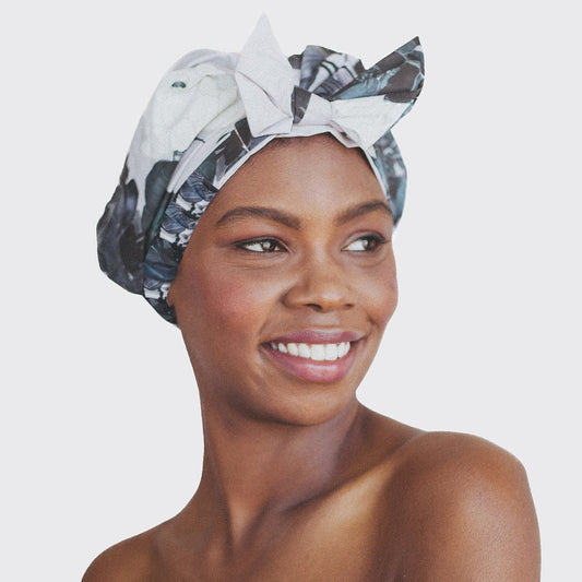 Luxury Shower Cap - Floral