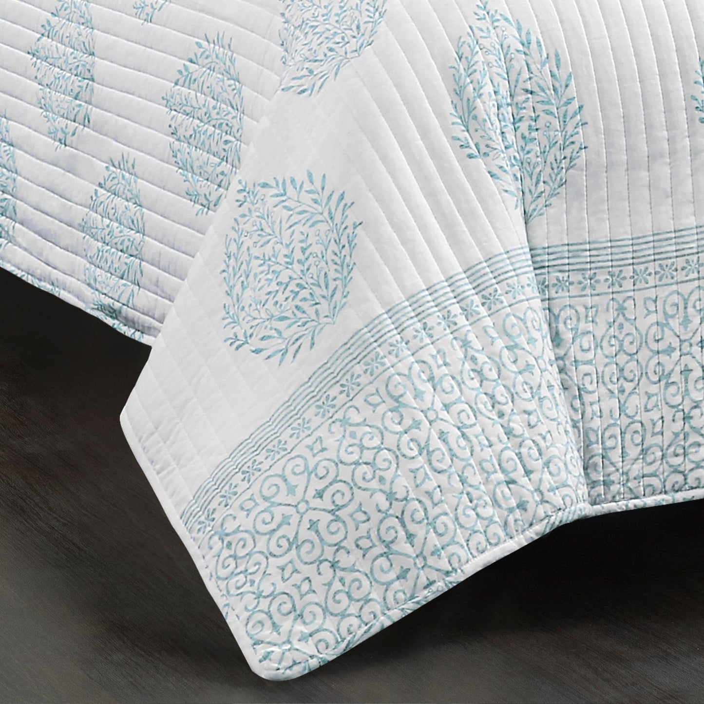 Teardrop Leaf Quilt 3 Piece Set