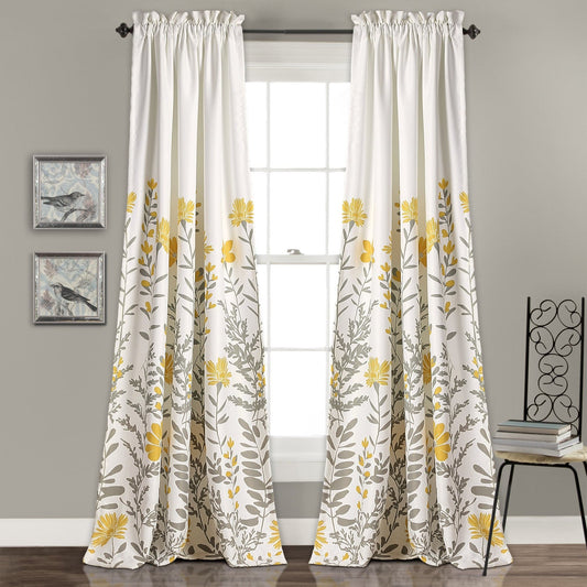 Aprile Light Filtering Window Curtain Set