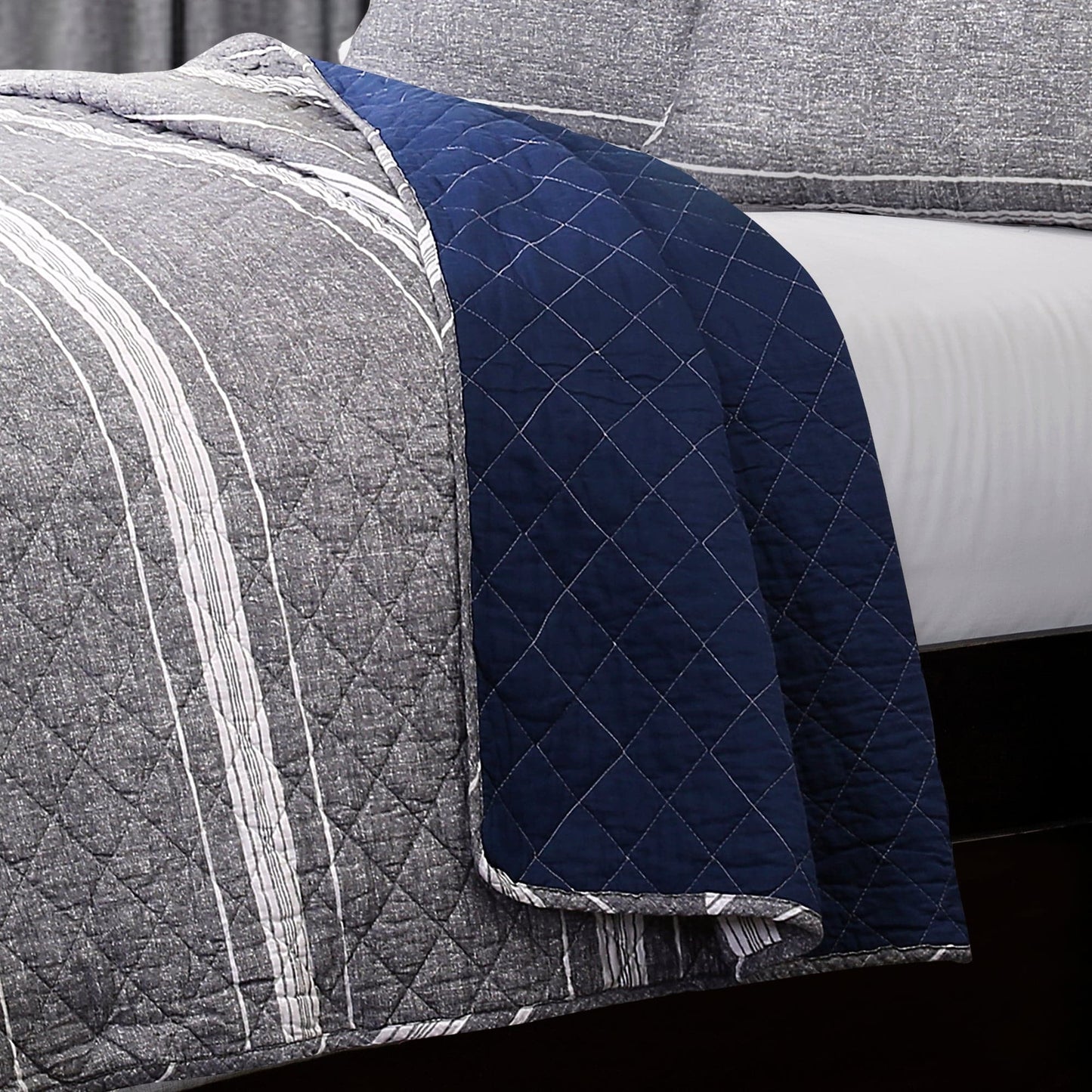 Marlton Stripe Quilt 3 Piece Set