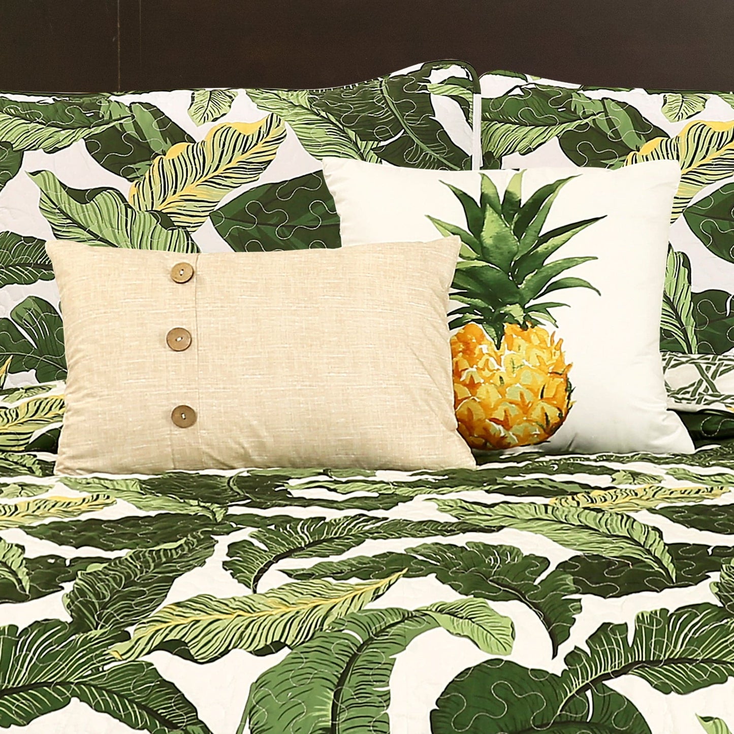 Tropical Paradise Quilt 5 Piece Set