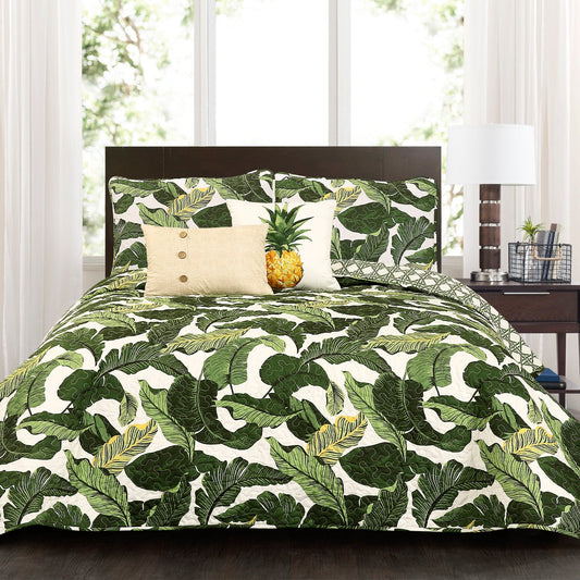 Tropical Paradise Quilt 5 Piece Set