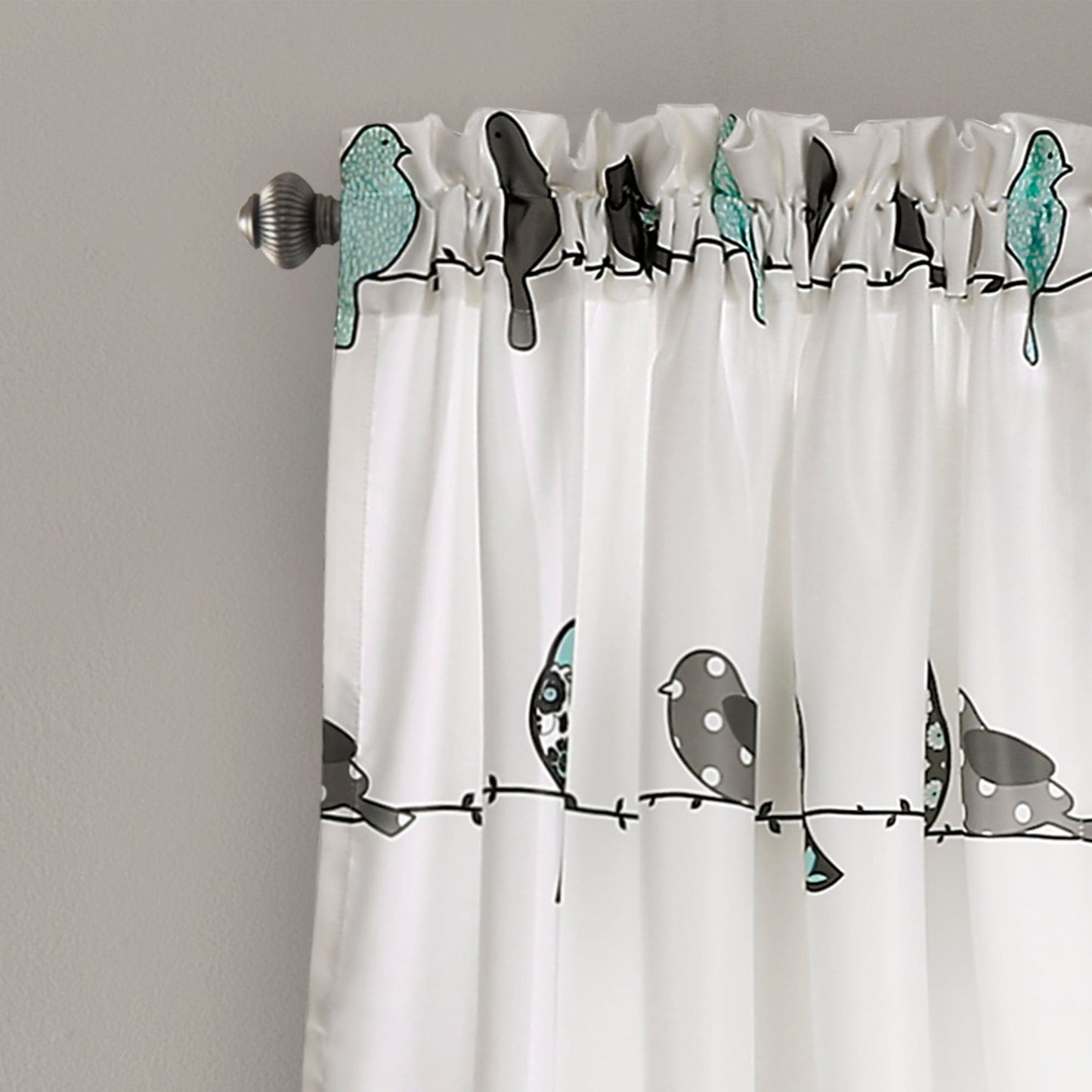 Rowley Birds Light Filtering Window Curtain Set