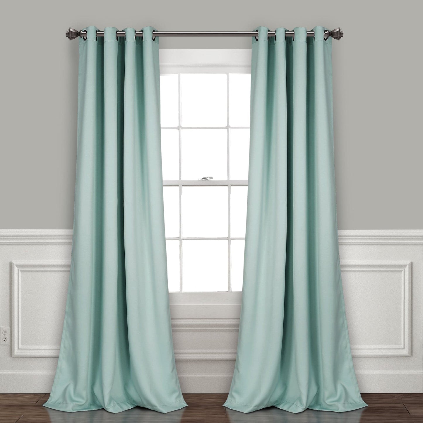 Insulated Grommet Blackout Window Curtain Panel Set