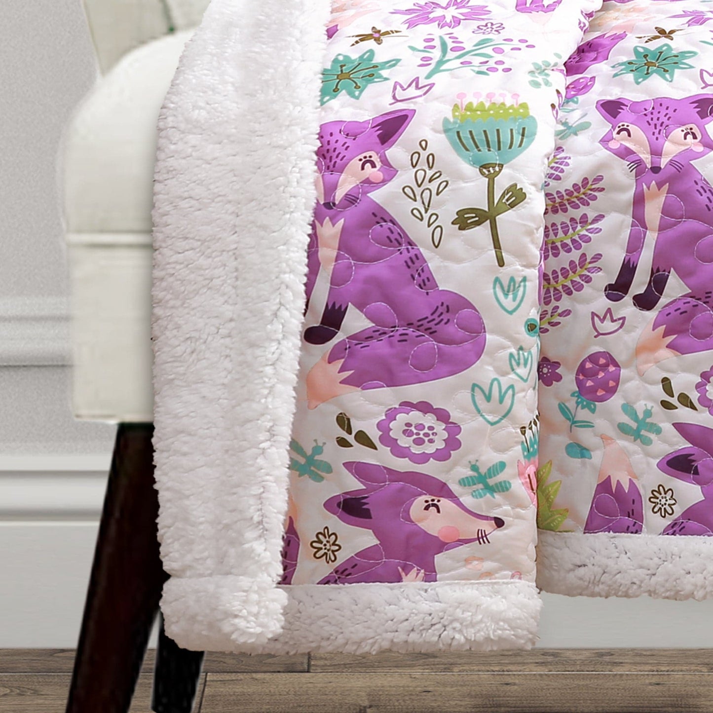 Pixie Fox Throw Sherpa