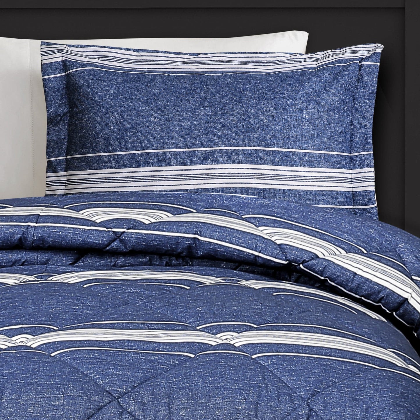 Marlton Stripe Comforter Set Back To Campus Dorm Room Bedding