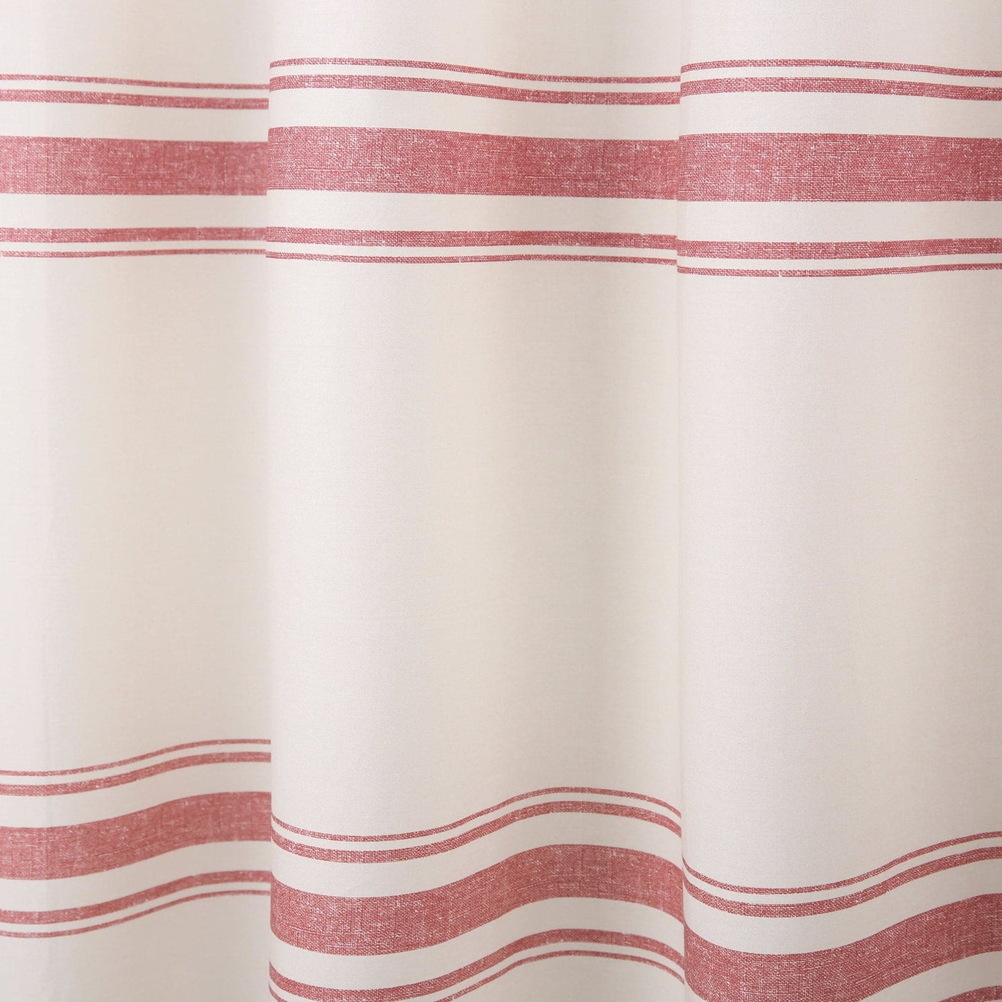 Farmhouse Stripe 100% Cotton Shower Curtain