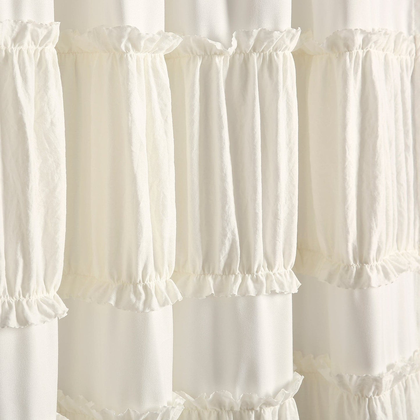 Nova Ruffle Window Curtain Panel Set