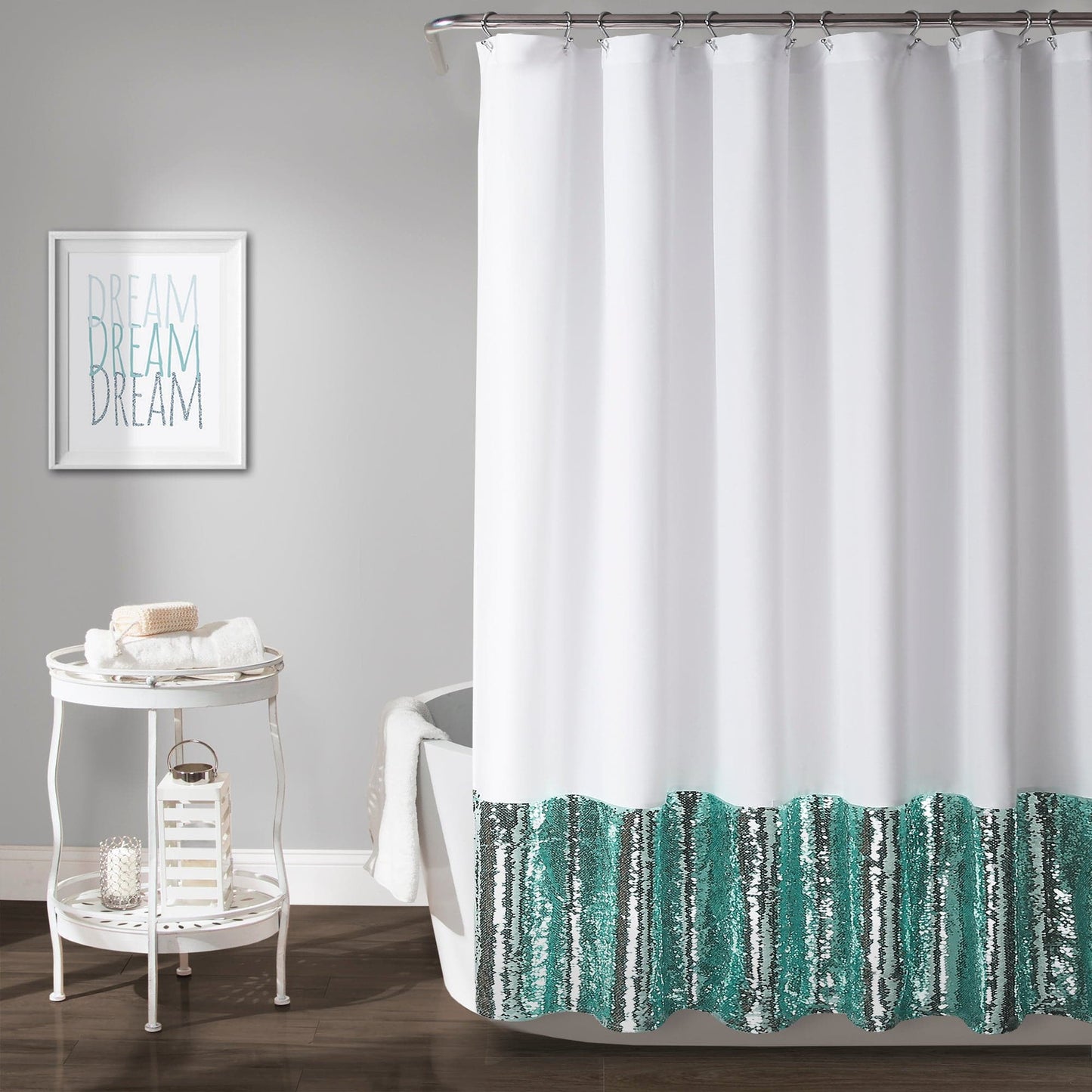 Mermaid Sequins Shower Curtain