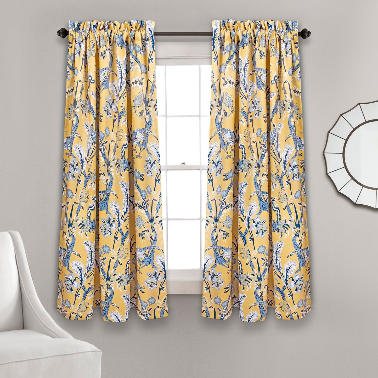 Dolores Light Filtering Window Curtain Set