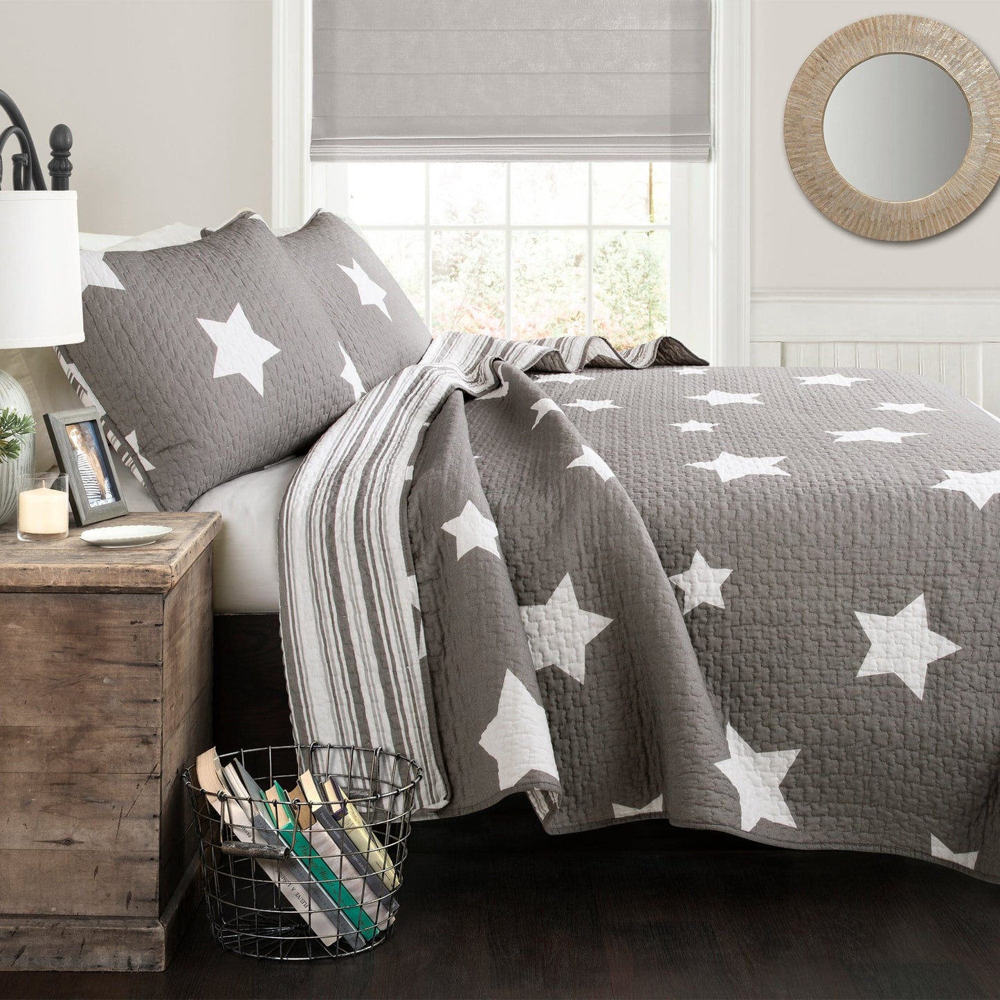 Star 2 Piece Quilt Set Twin Size