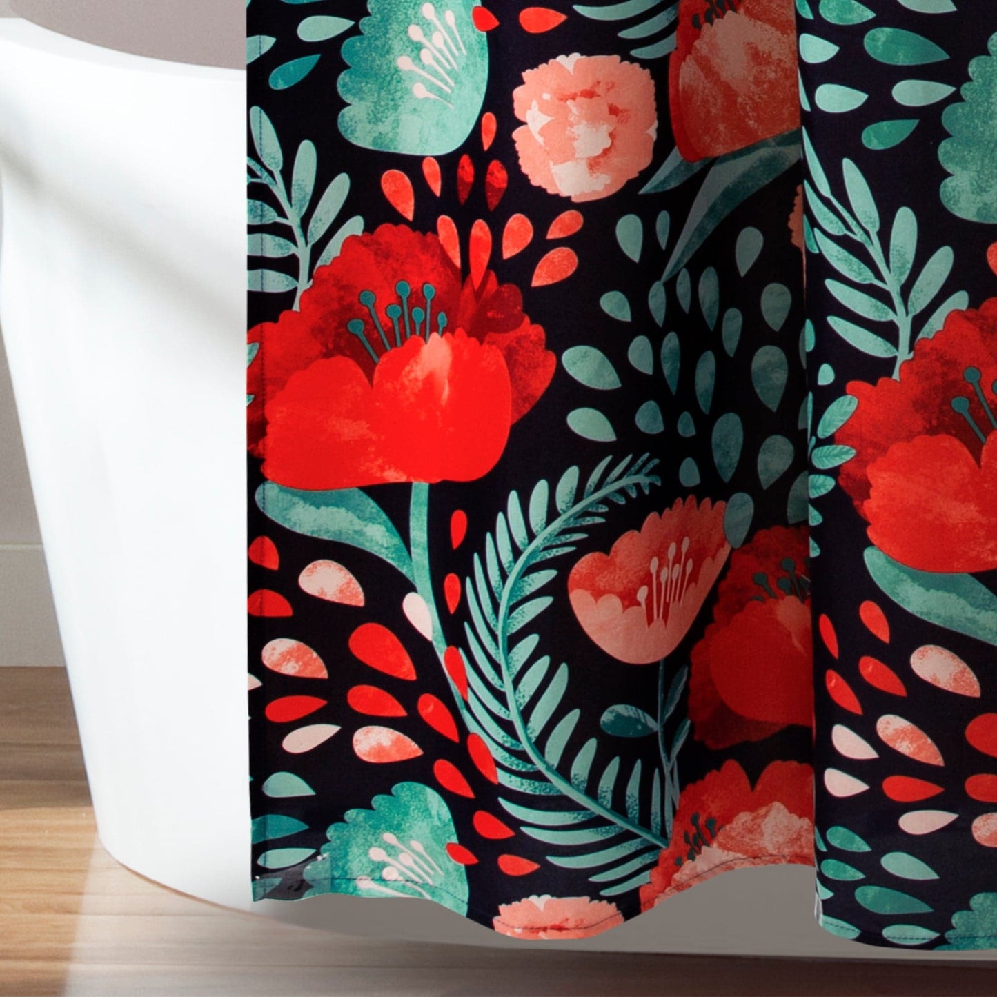 Poppy Garden Shower Curtain