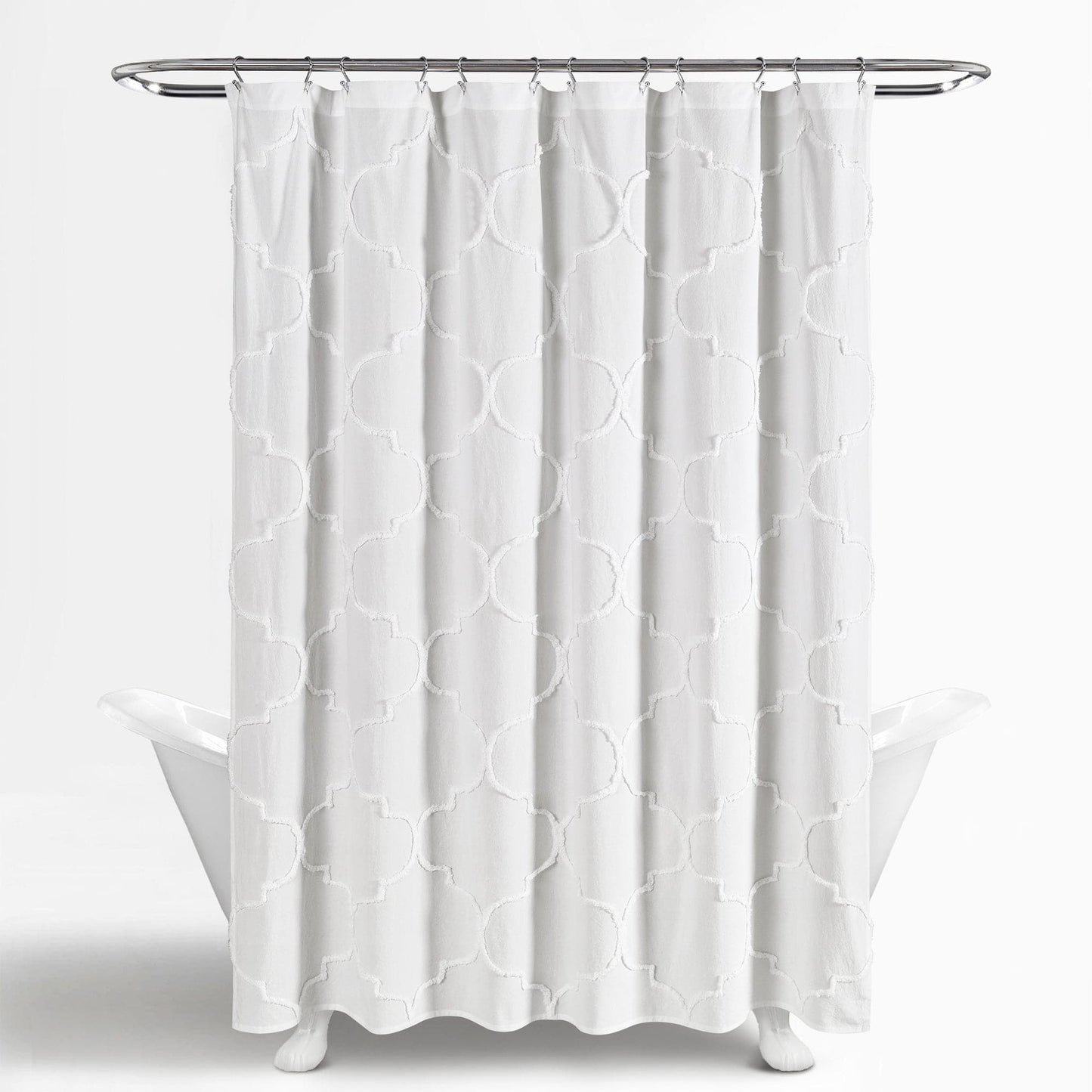 Avon Chenille Trellis Shower Curtain