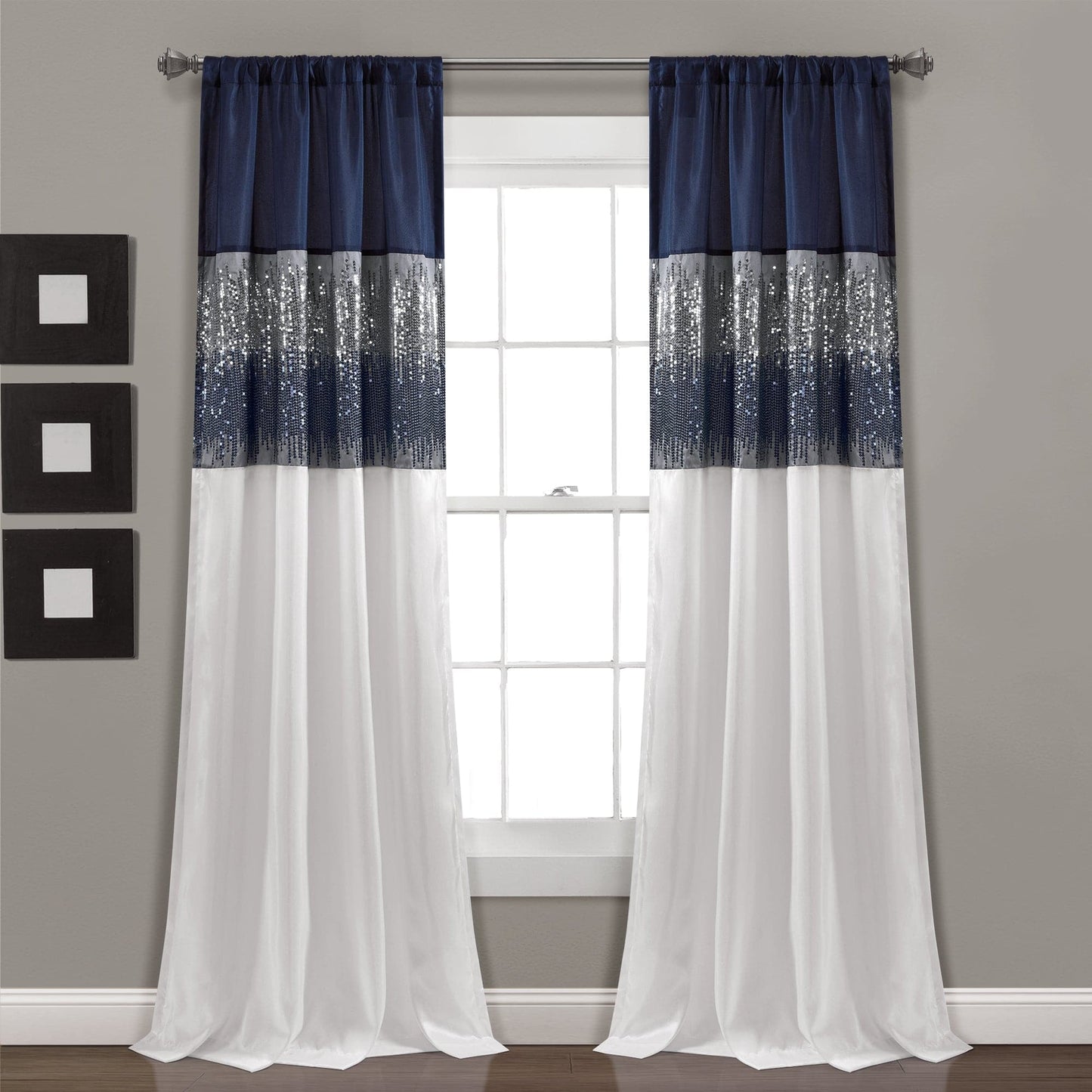 Night Sky Window Curtain Panel