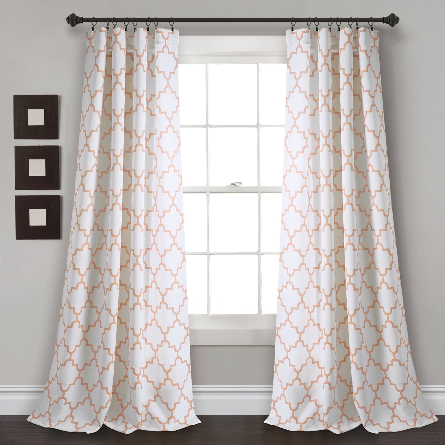 Bellagio Light Filtering Window Curtain Panel Set