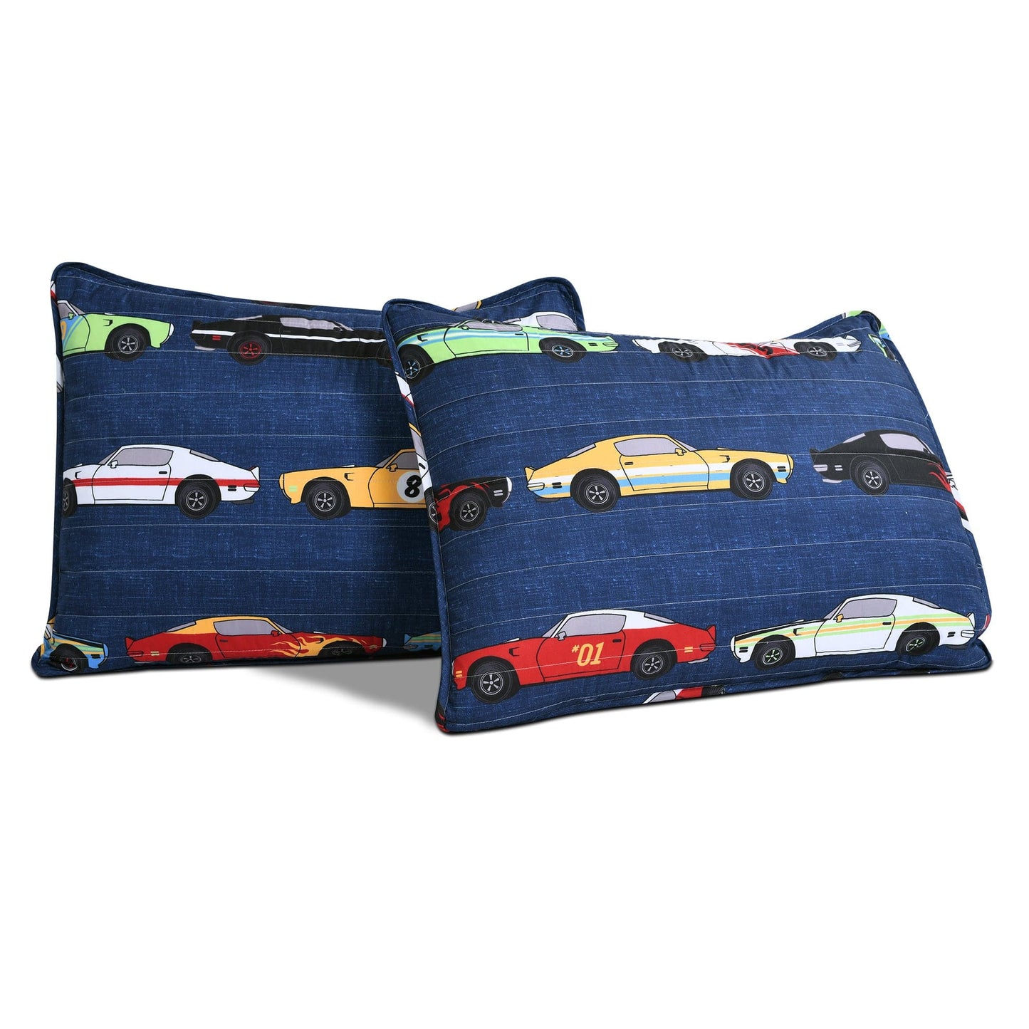 Race Cars Quilt 2 Piece Set Twin Size