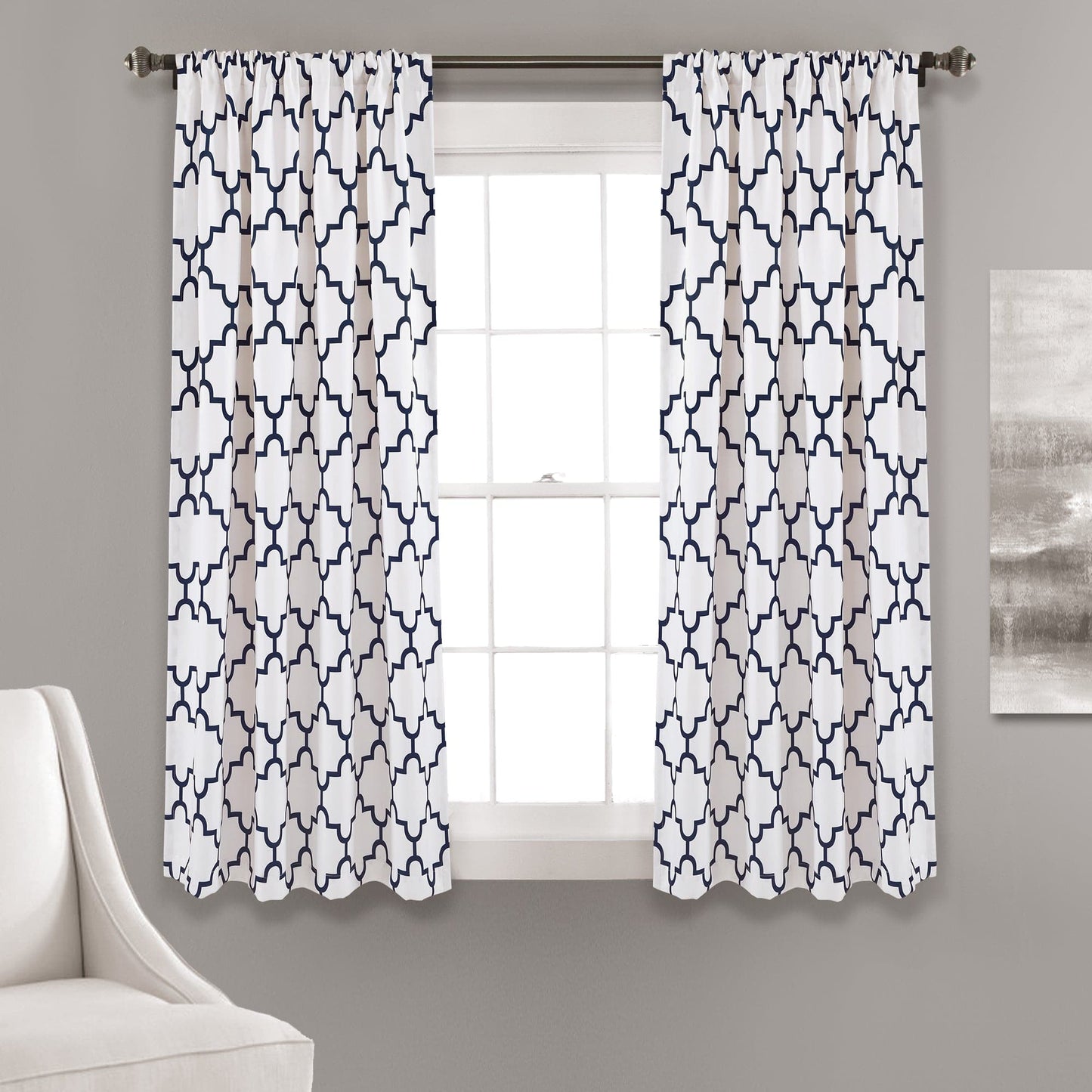 Bellagio Light Filtering Window Curtain Panel Set