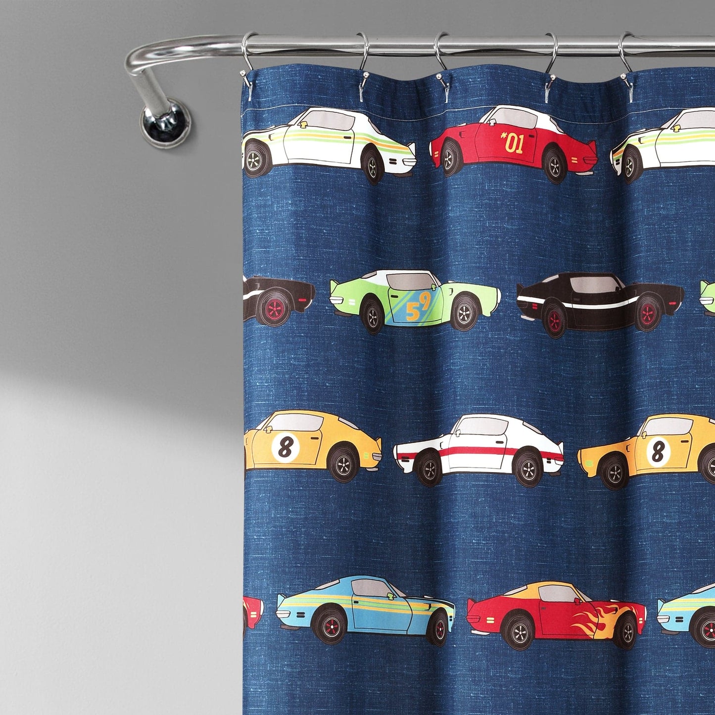 Race Cars Shower Curtain