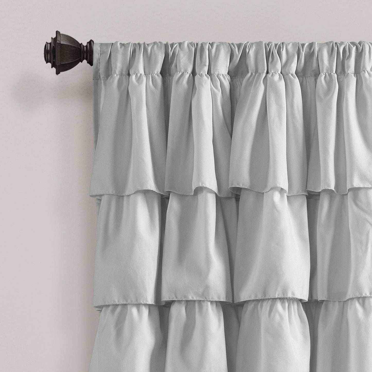 Ruffle Window Curtain Panel