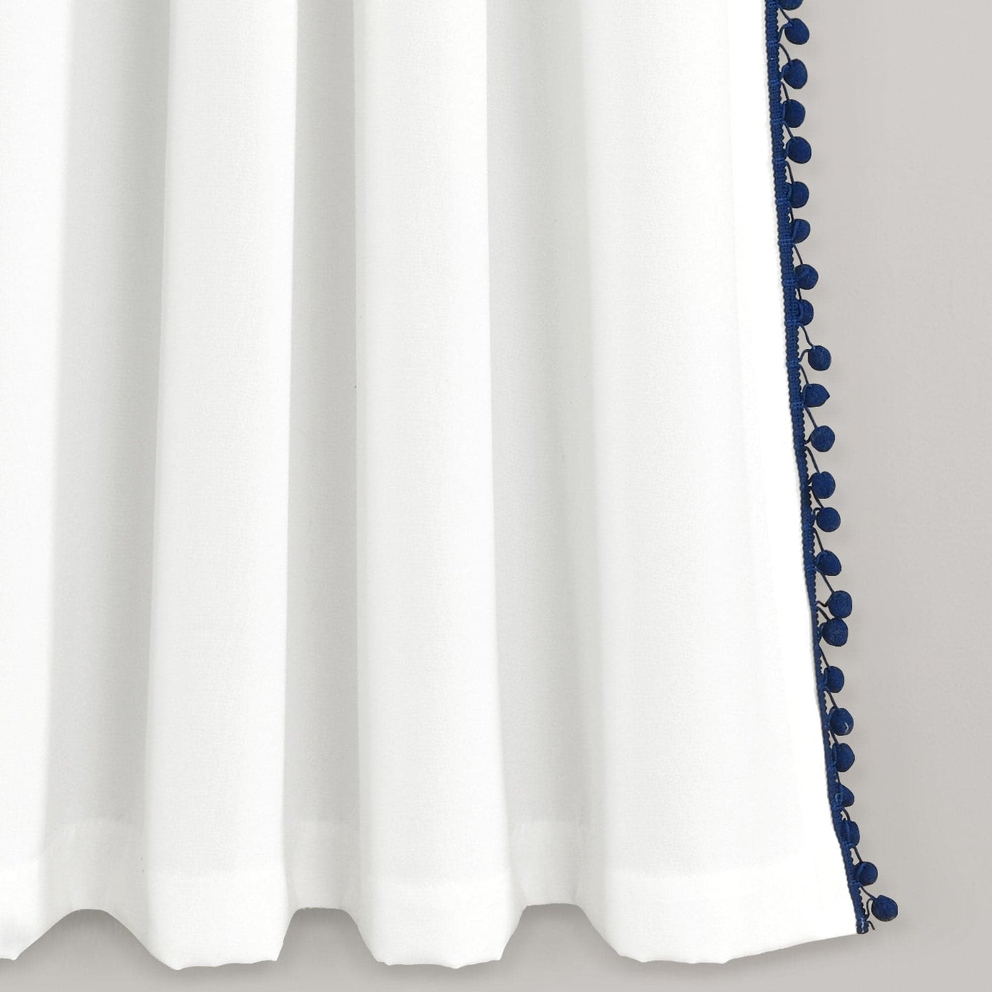 Pom Pom Window Curtain Panel