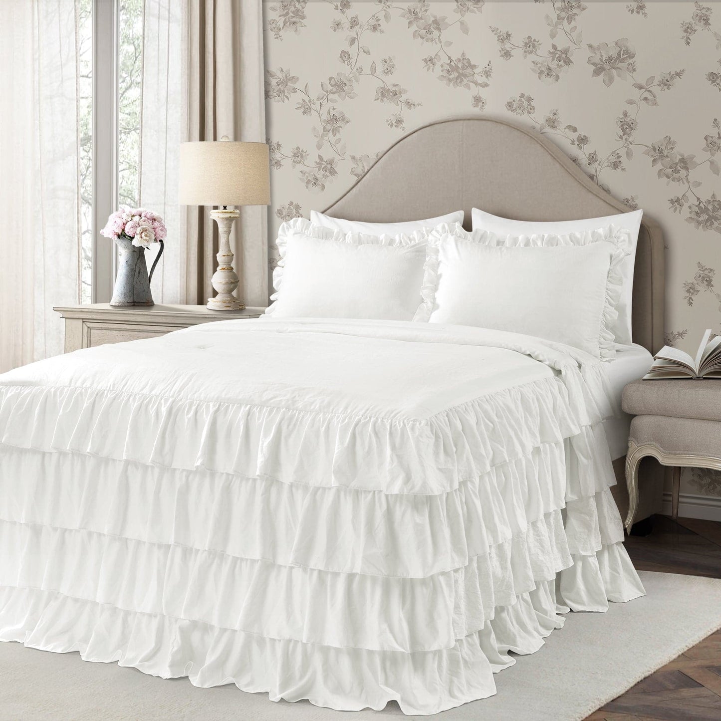 Allison Ruffle Skirt Bedspread Set