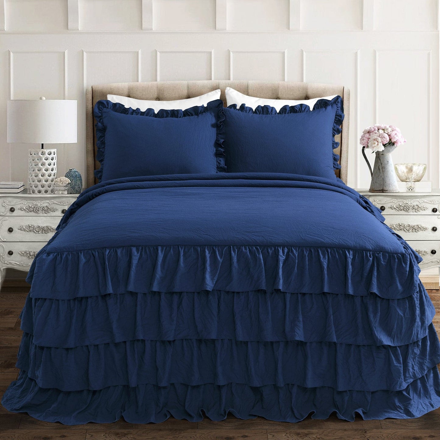 Allison Ruffle Skirt Bedspread Set